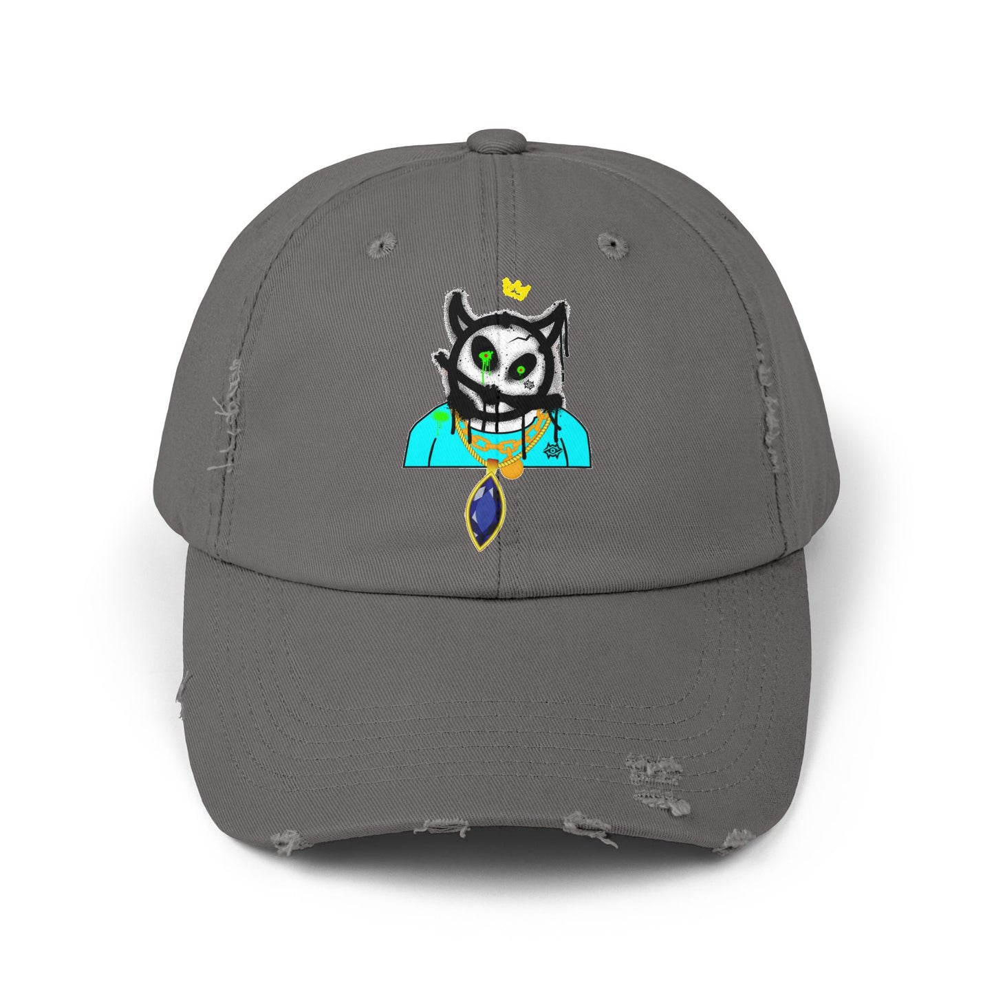 Distressed Cap-Bob Shisty