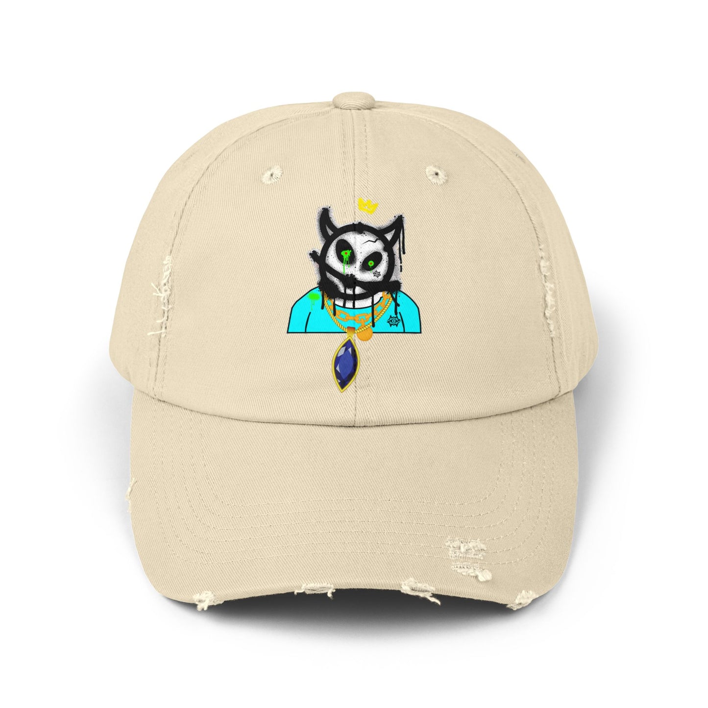 Distressed Cap-Bob Shisty