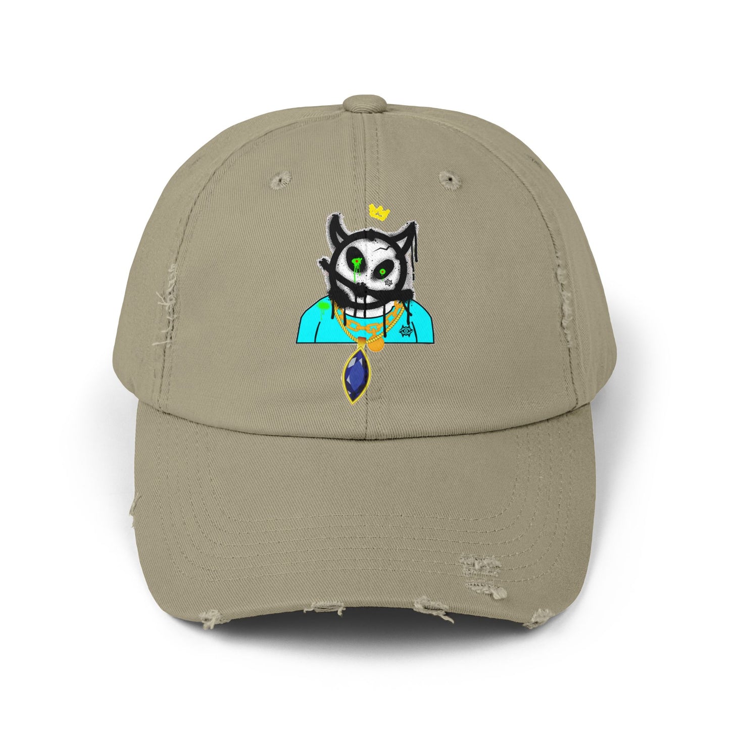 Distressed Cap-Bob Shisty