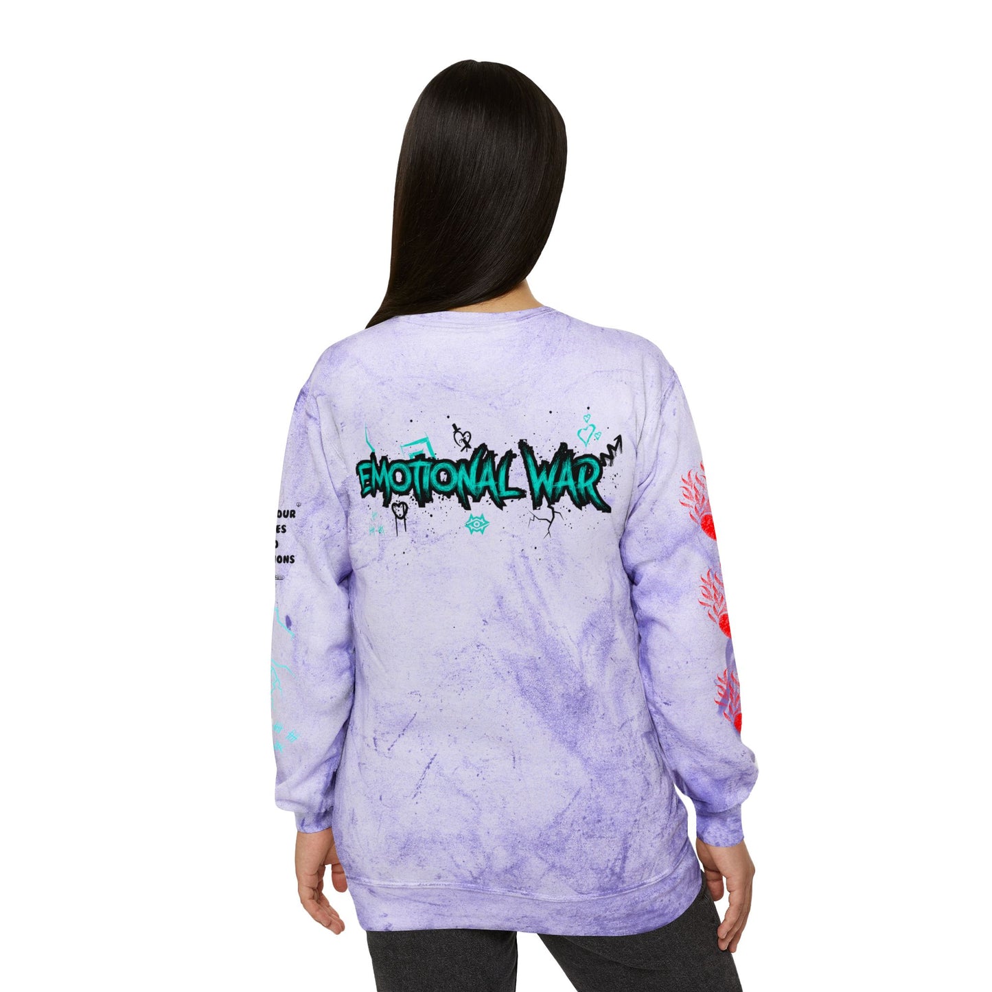 Color Blast Sweatshirt / Scorn Queen