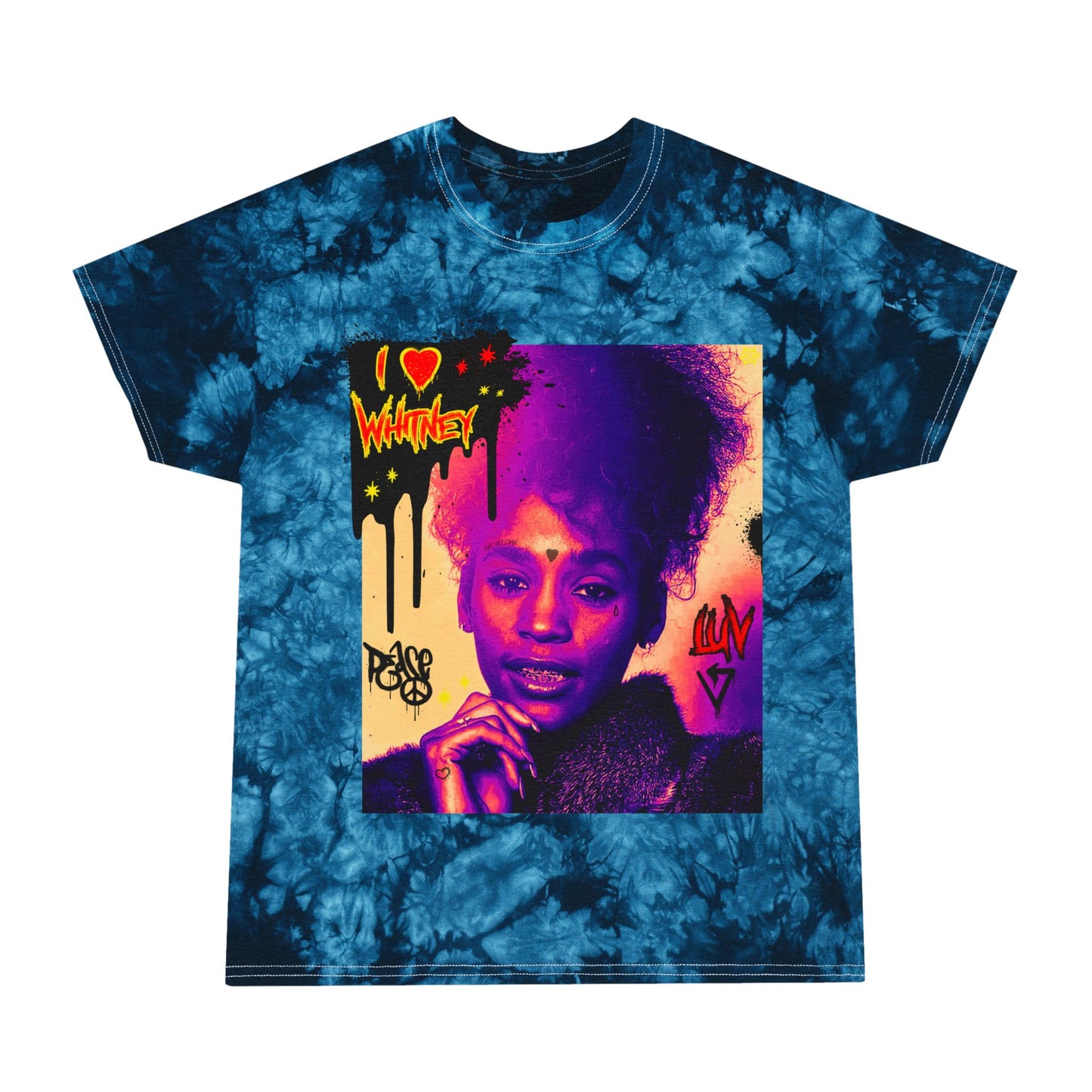 Retro Tie-Dye T-Shirt - Whitney Tribute