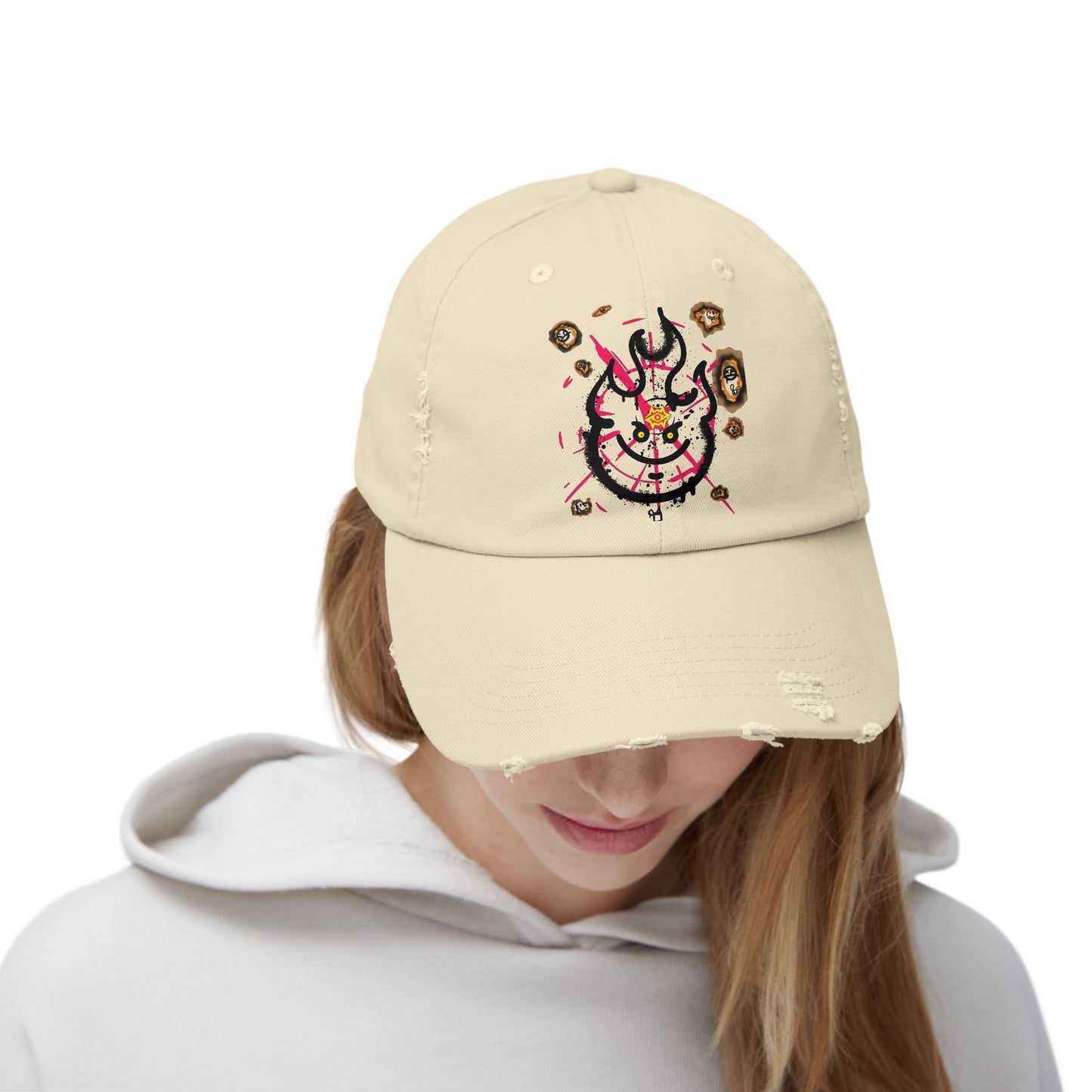 Distressed Cap-Inner Flames