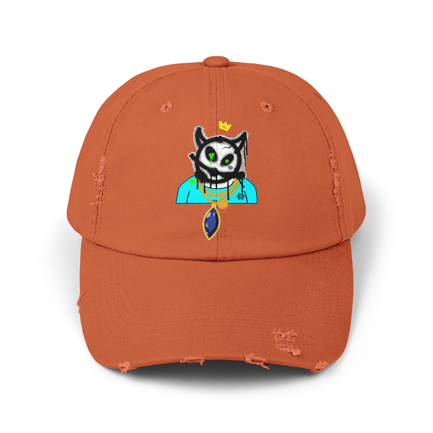 Distressed Cap-Bob Shisty