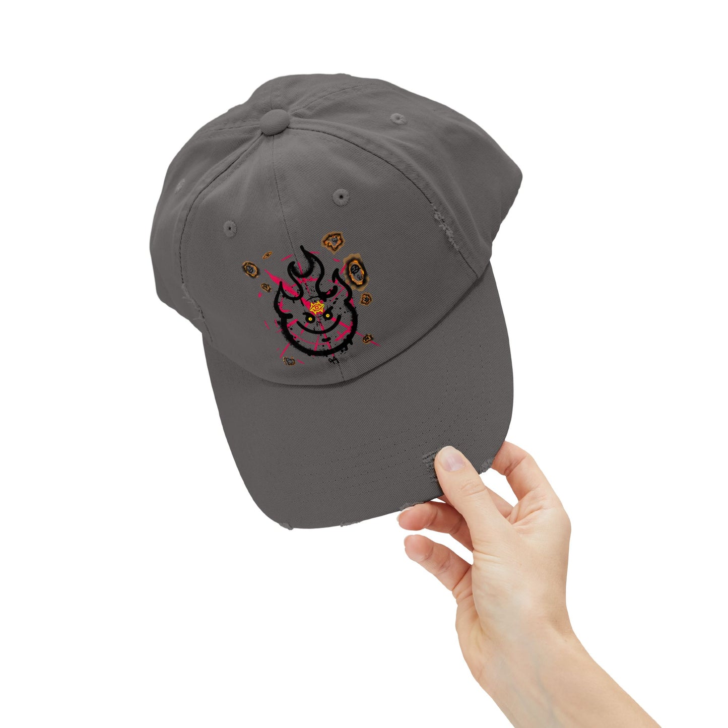 Distressed Cap-Inner Flames