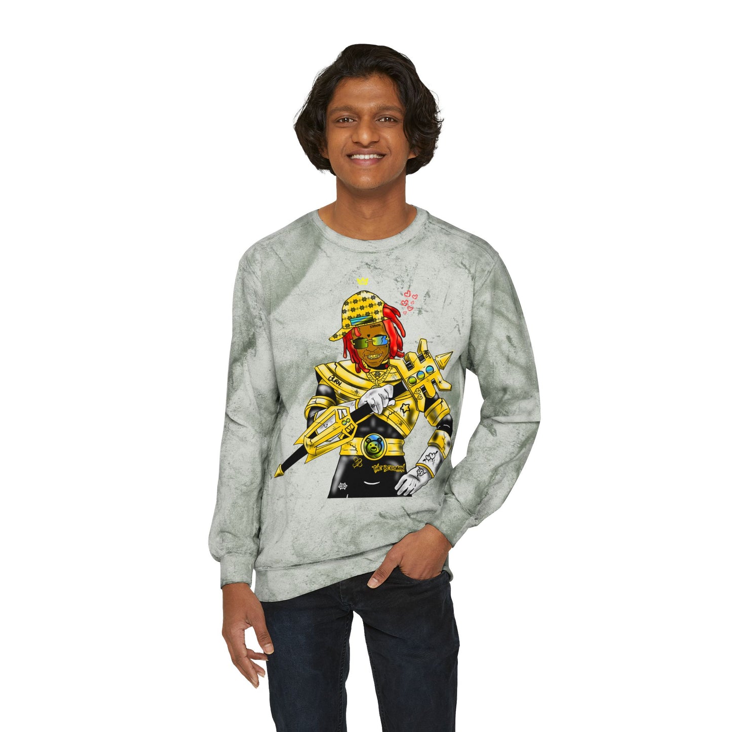 Color Blast Crewneck Sweatshirt