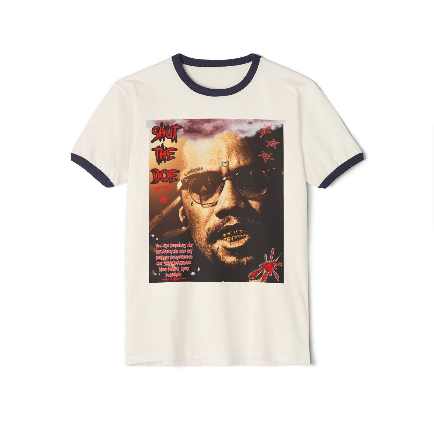Ringer T-Shirt - Shut The Doe