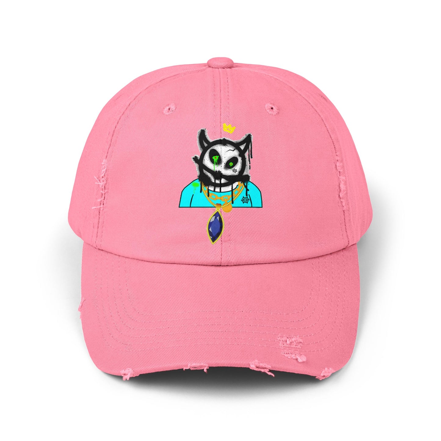 Distressed Cap-Bob Shisty