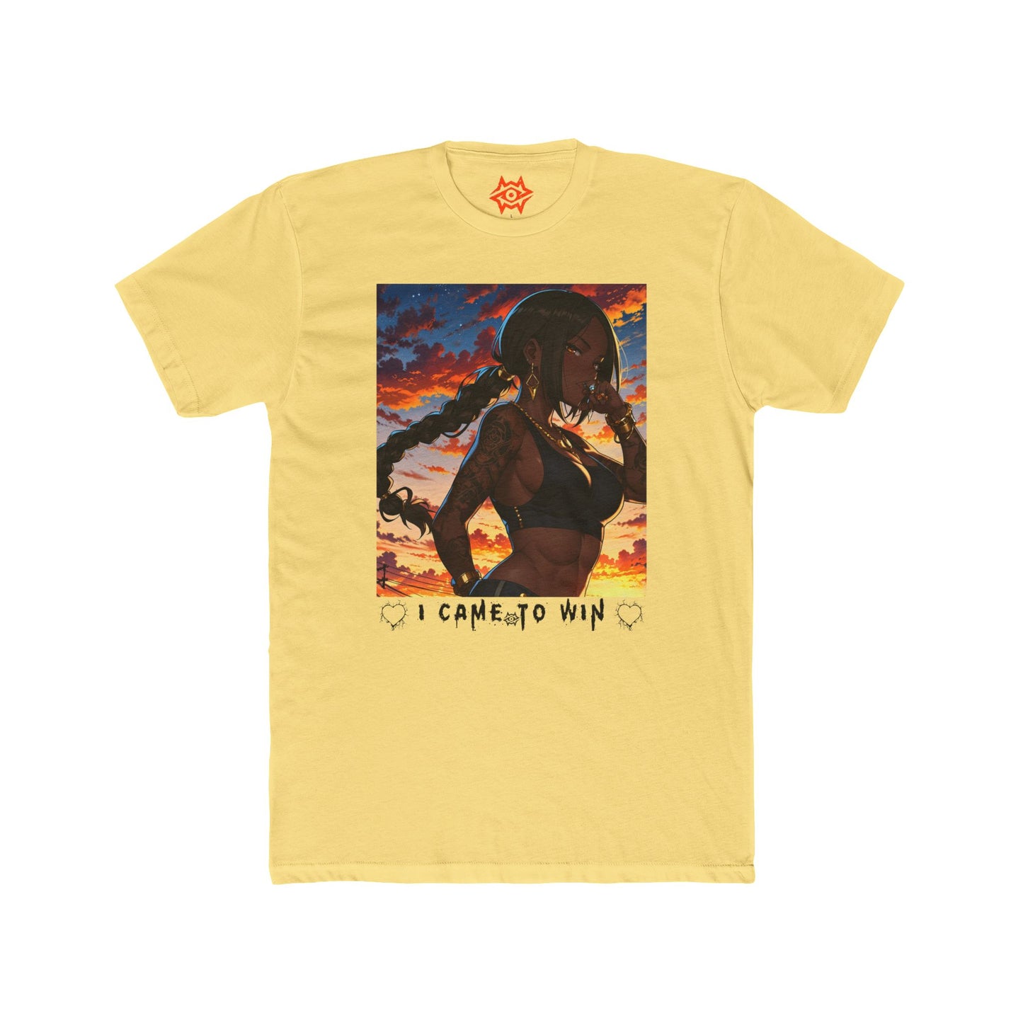 Cotton Crew Neck T-Shirt/ The Winner