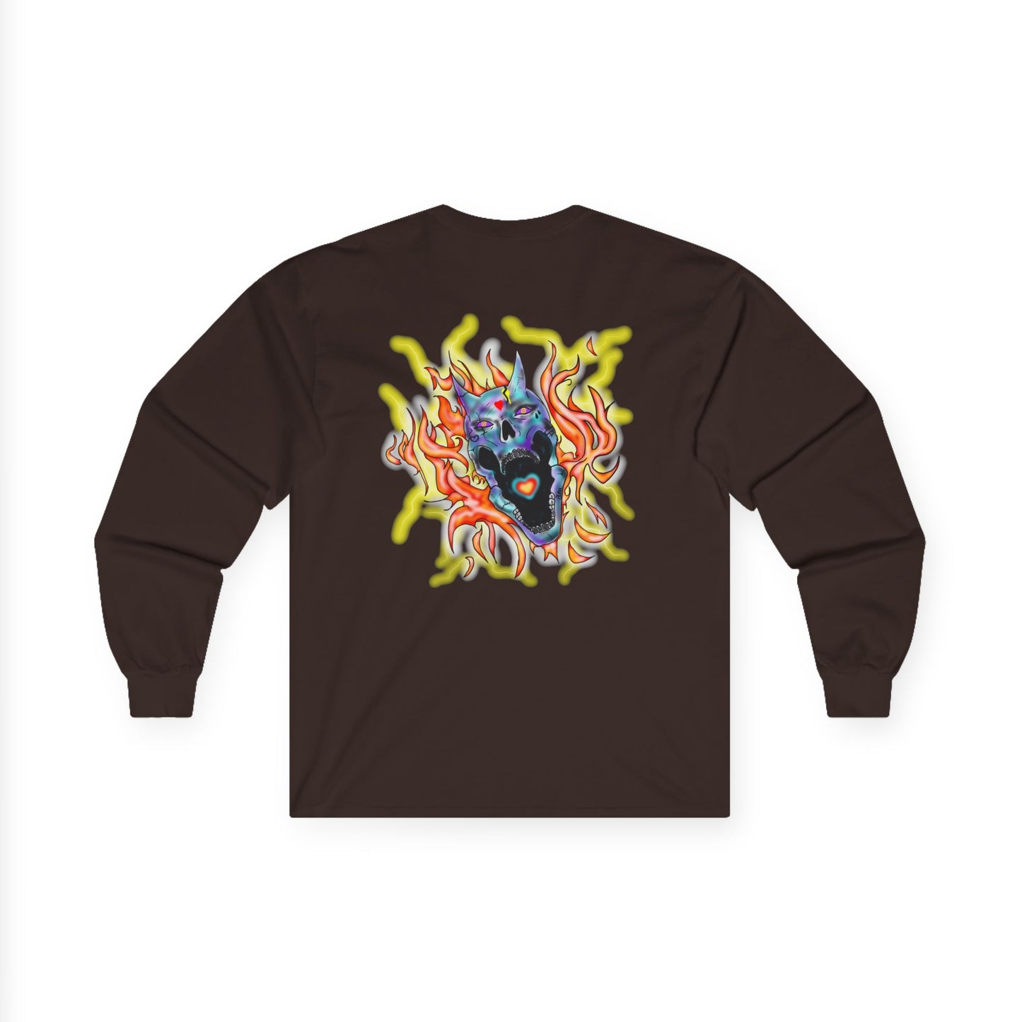 Long Sleeve Tee / Love Skull