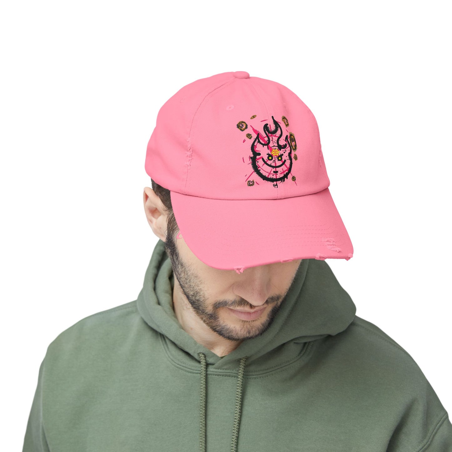 Distressed Cap-Inner Flames