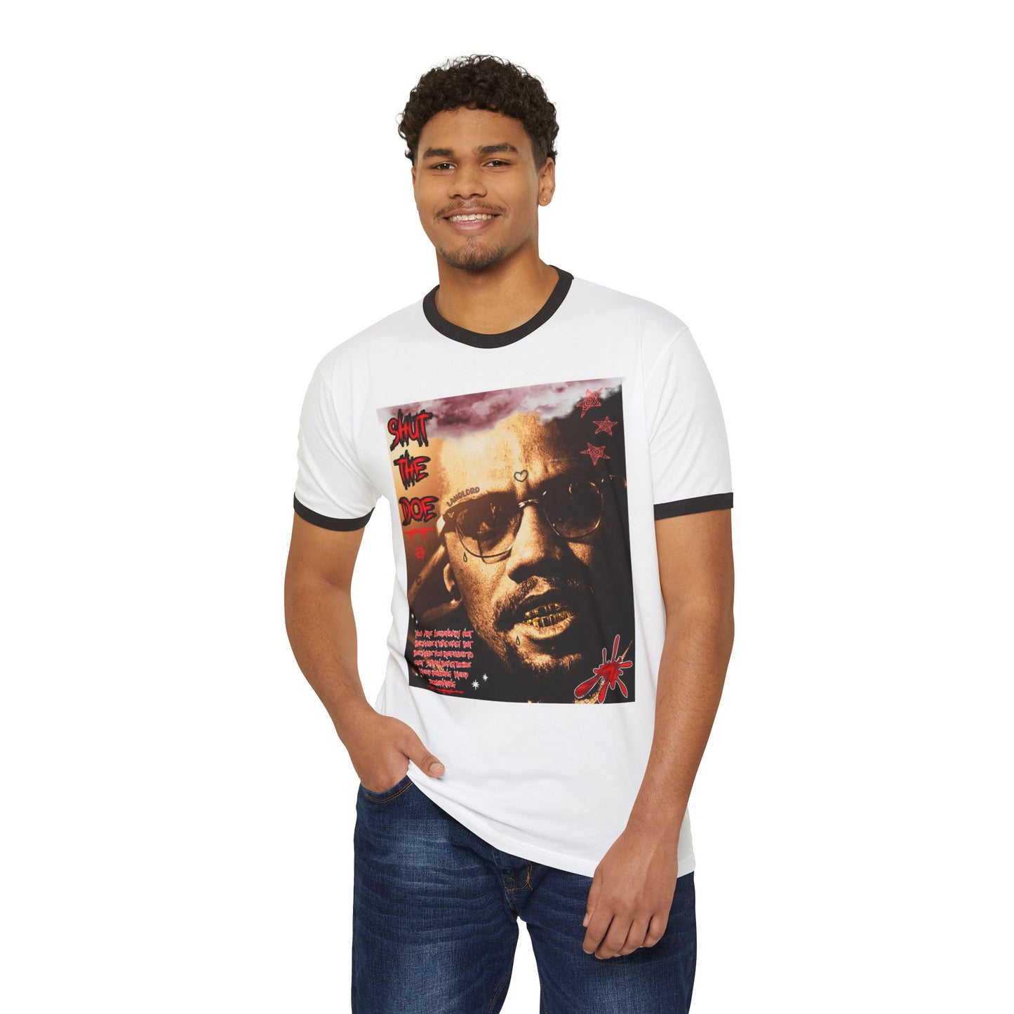 Ringer T-Shirt - Shut The Doe