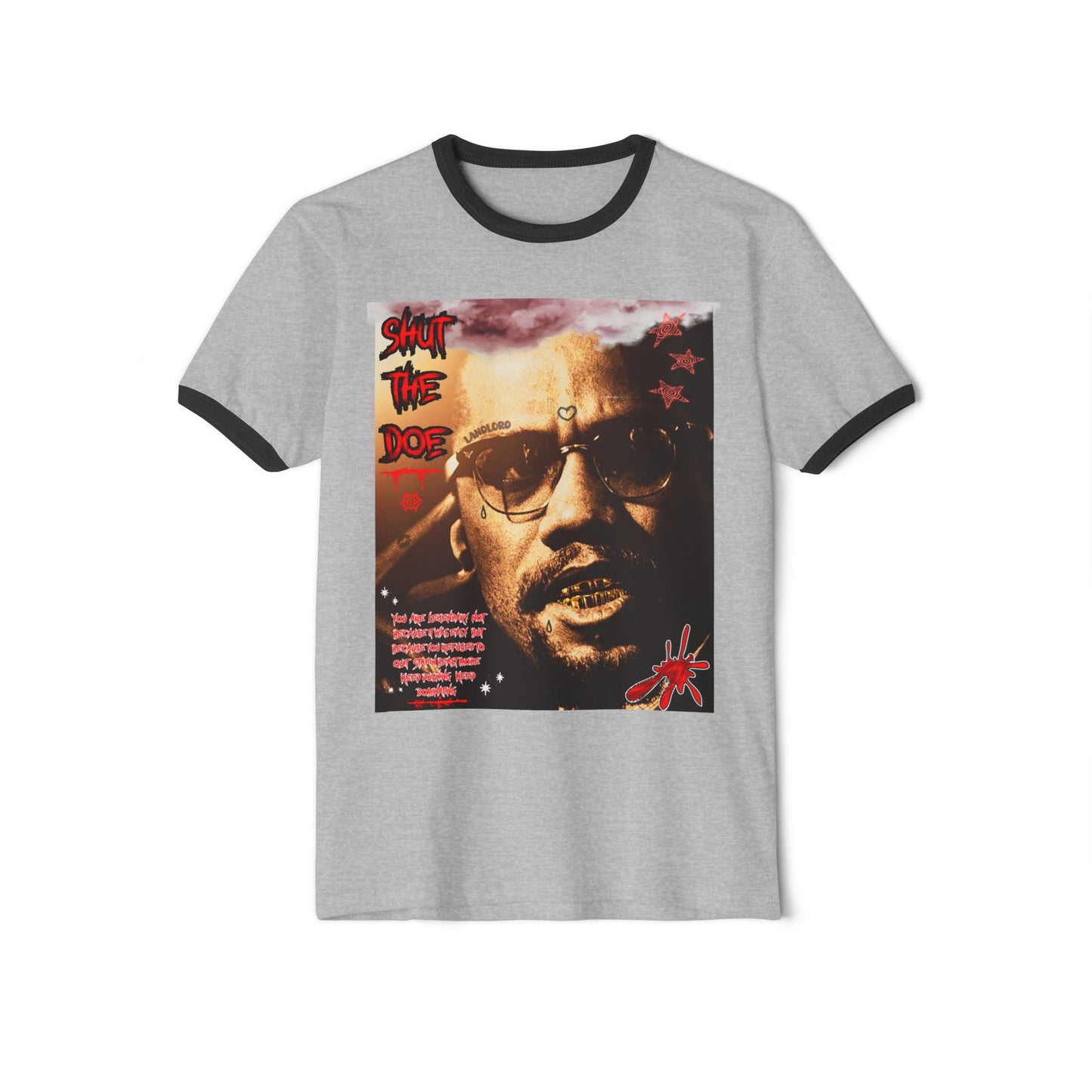 Ringer T-Shirt - Shut The Doe
