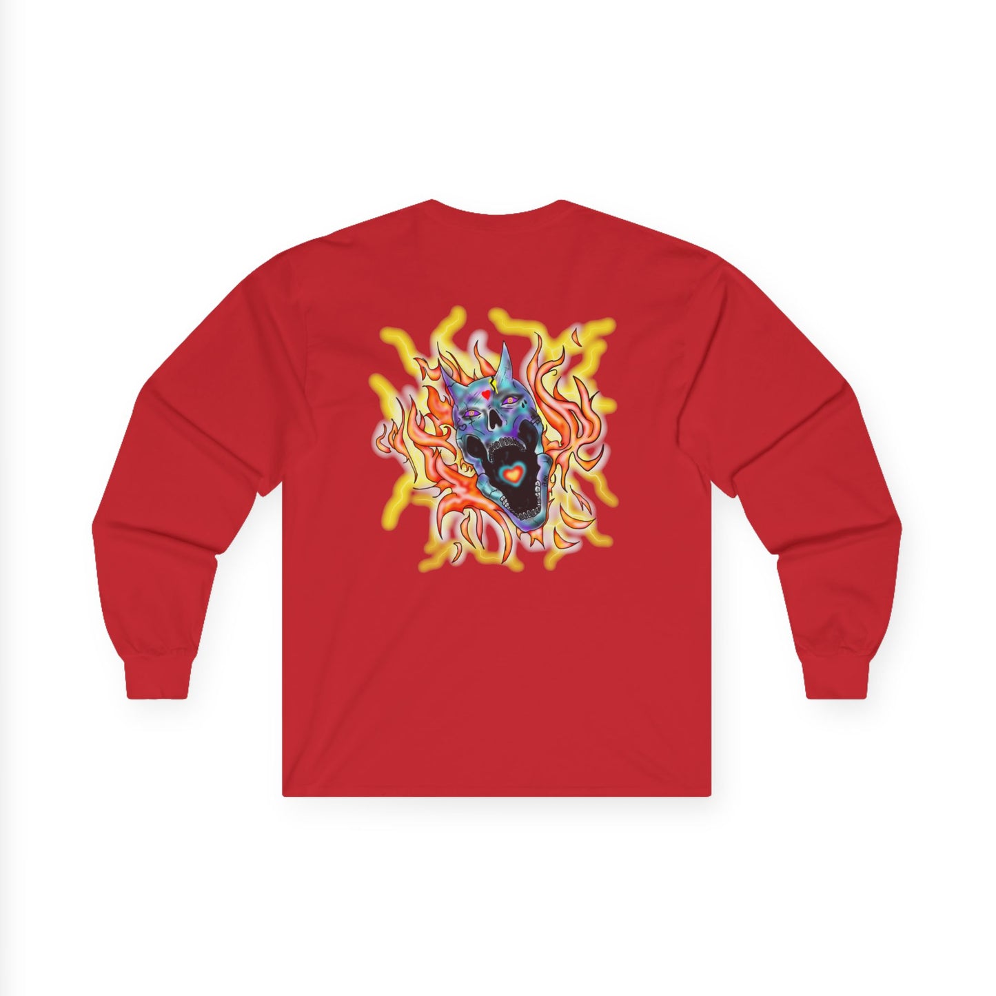 Long Sleeve Tee / Love Skull