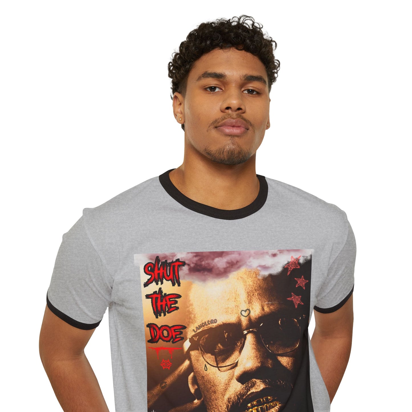 Ringer T-Shirt - Shut The Doe