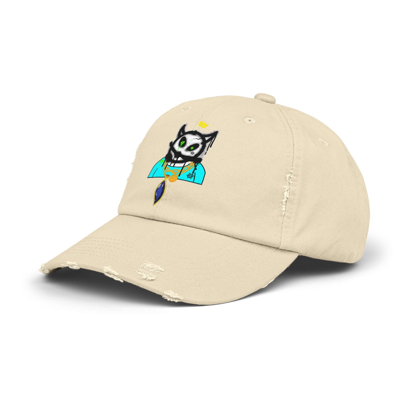 Distressed Cap-Bob Shisty