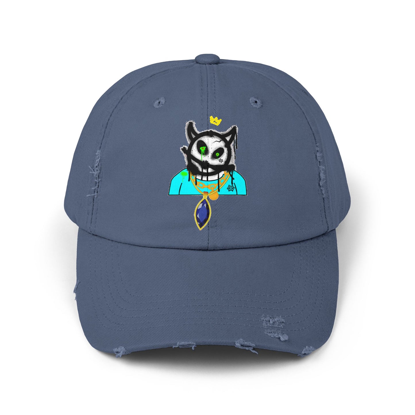 Distressed Cap-Bob Shisty