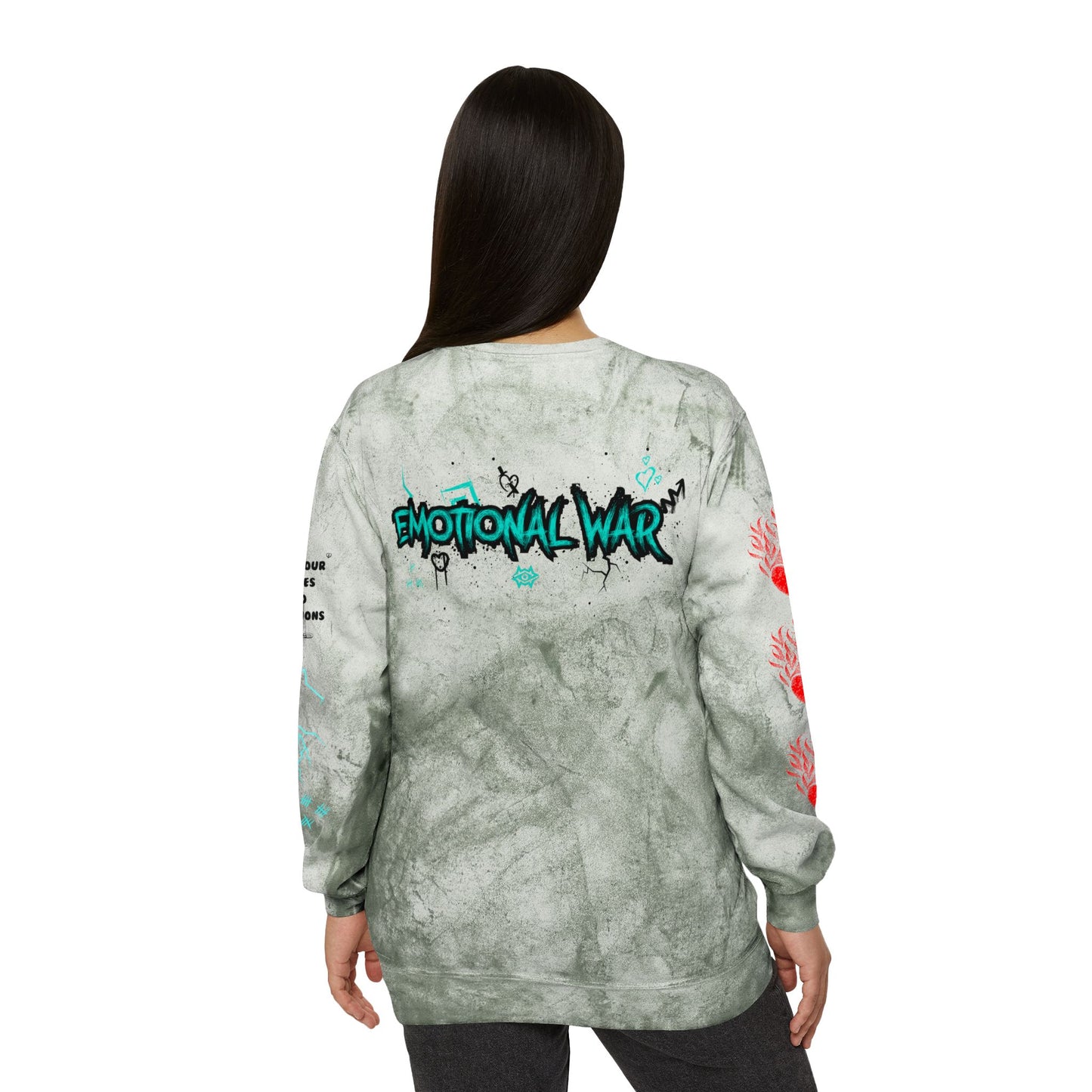 Color Blast Sweatshirt / Scorn Queen
