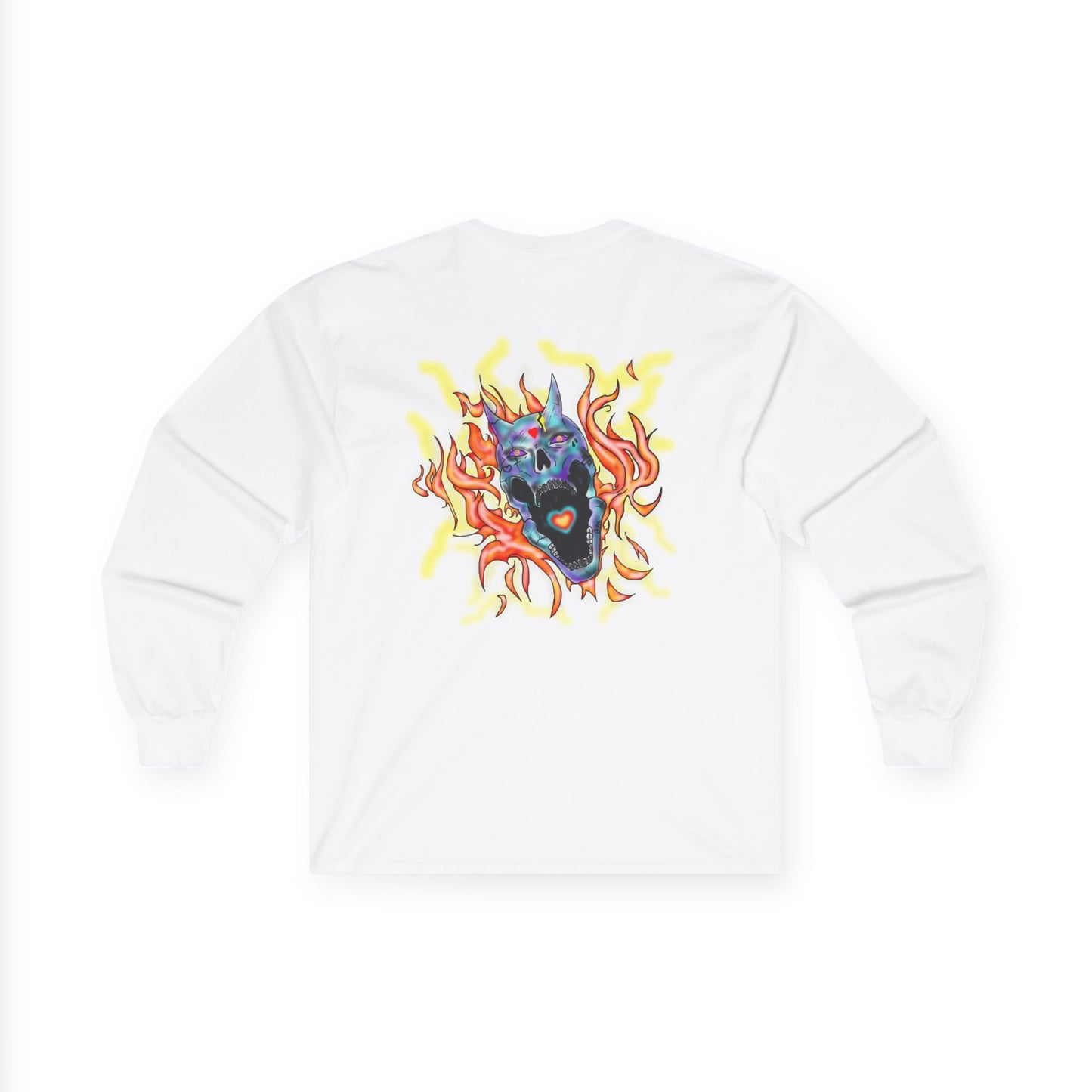 Long Sleeve Tee / Love Skull