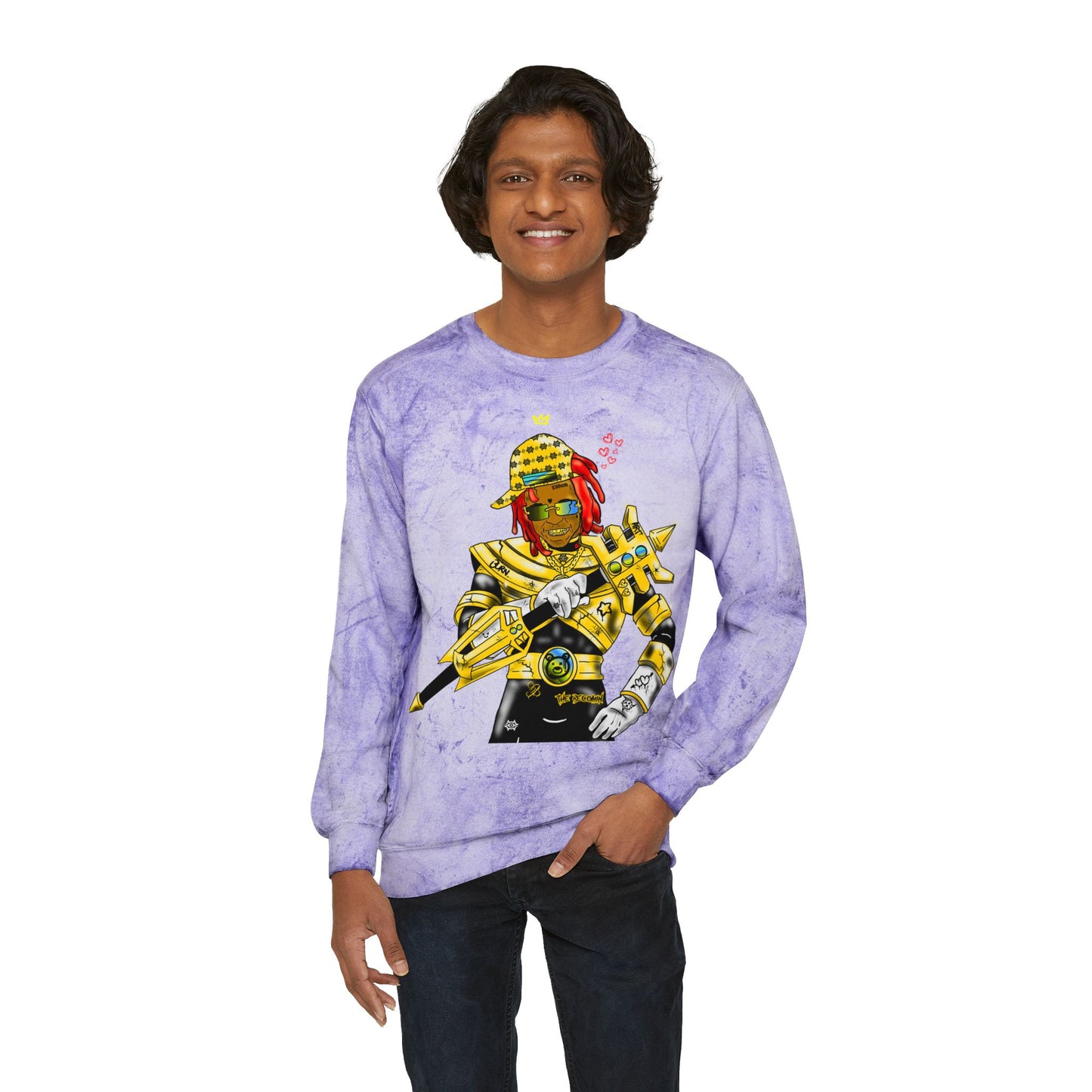 Color Blast Crewneck Sweatshirt