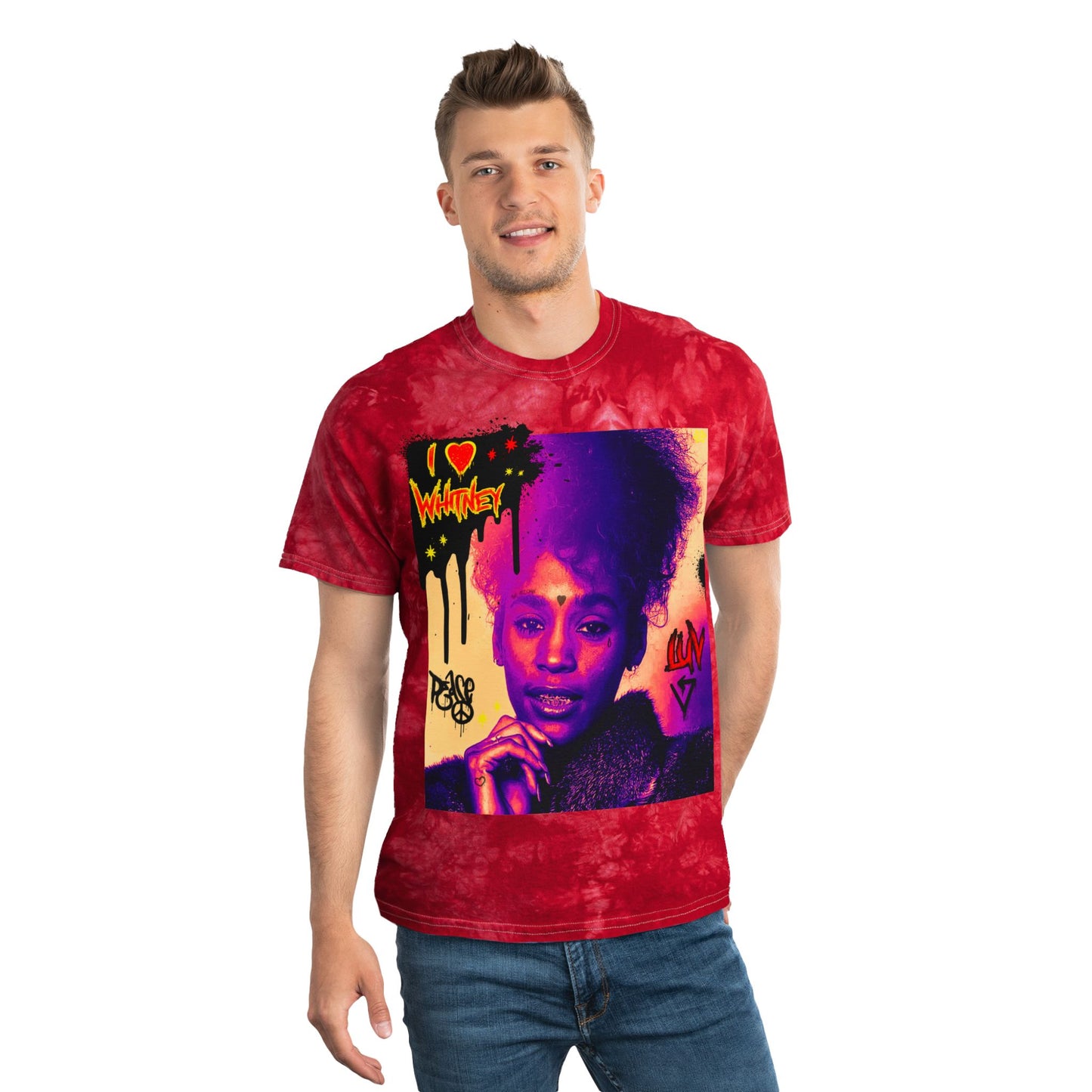 Retro Tie-Dye T-Shirt - Whitney Tribute
