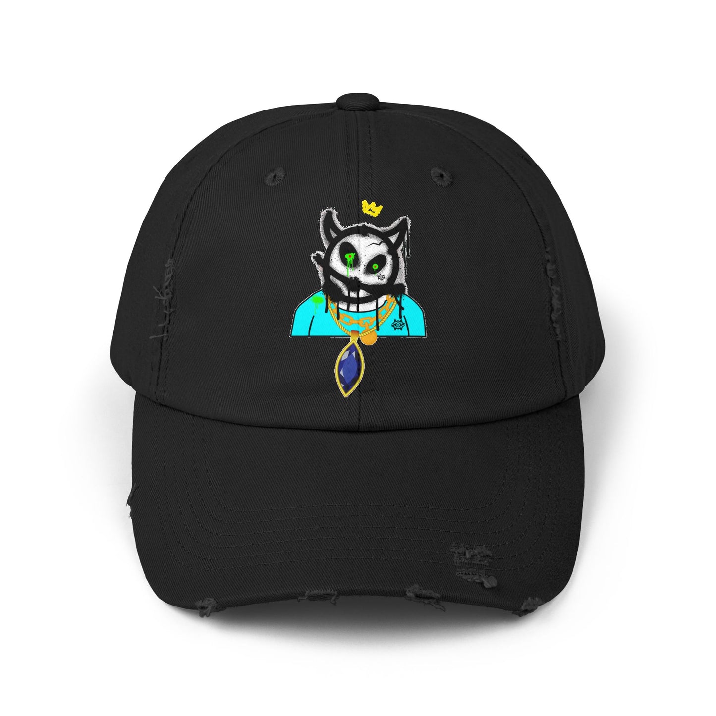Distressed Cap-Bob Shisty