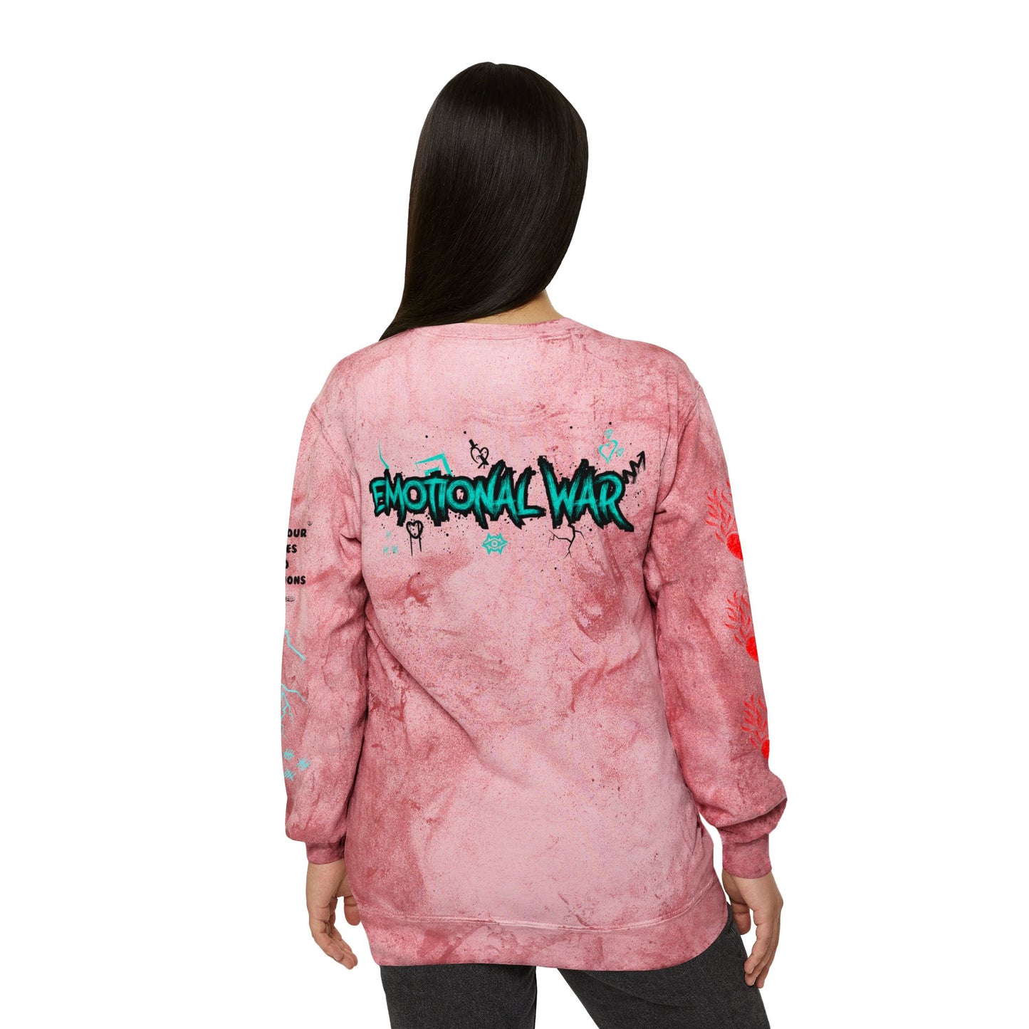 Color Blast Sweatshirt / Scorn Queen