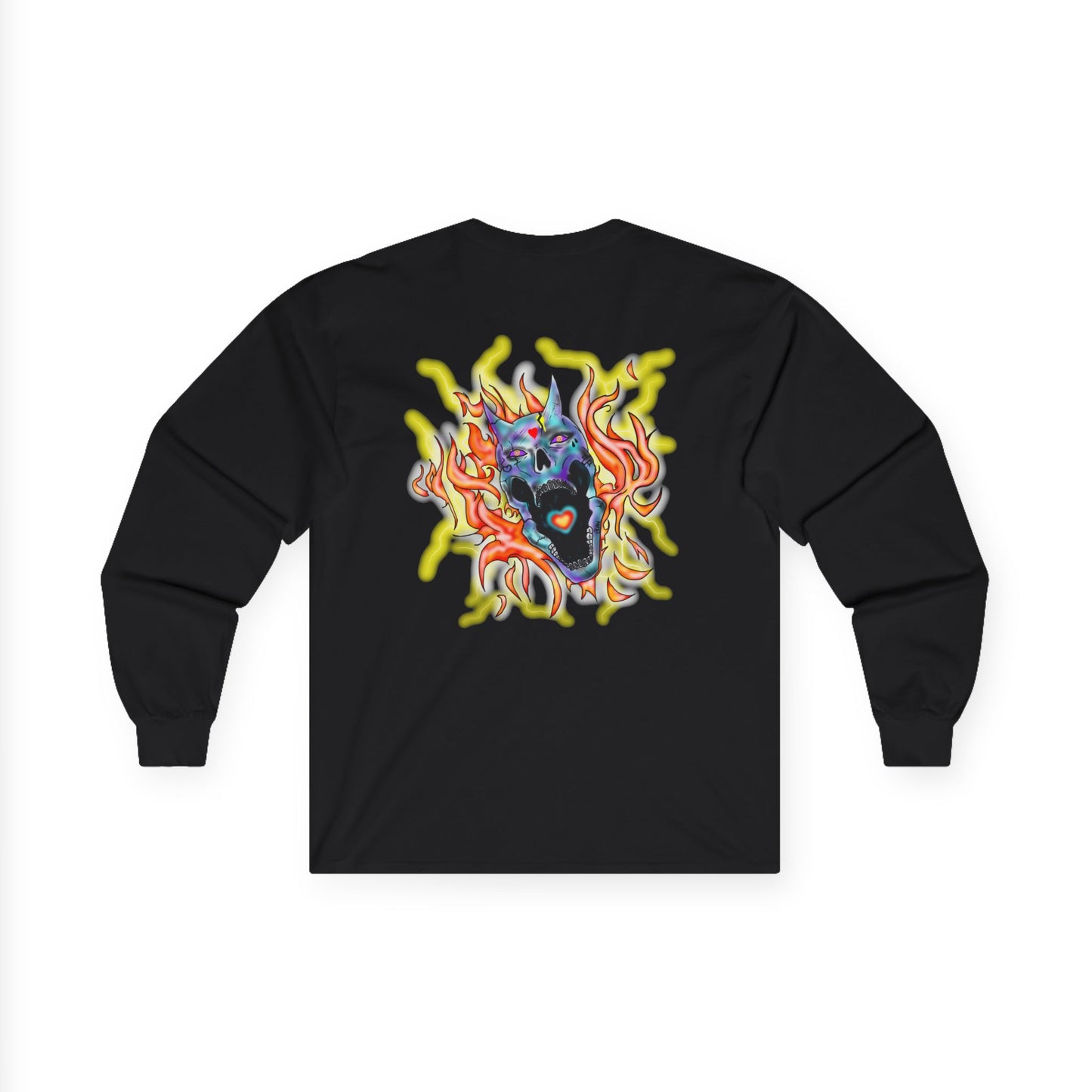 Long Sleeve Tee / Love Skull