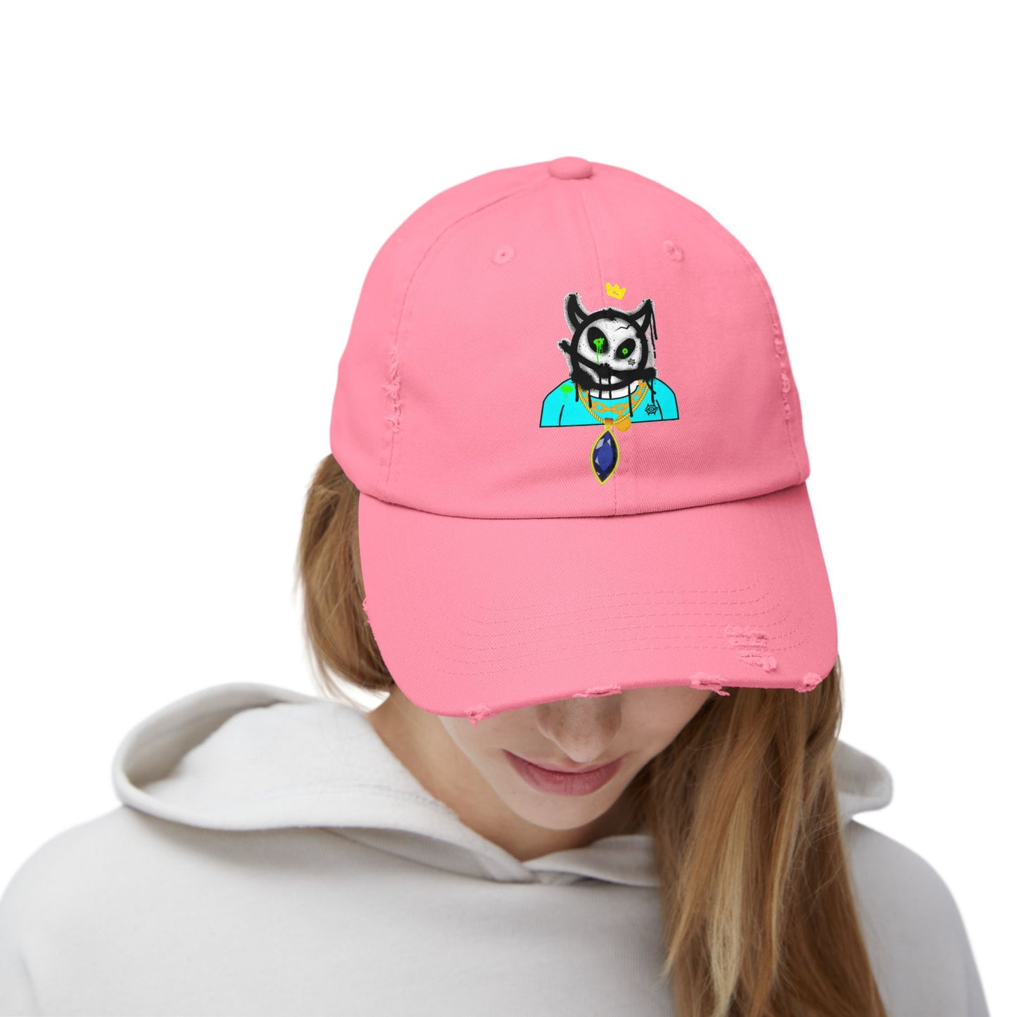 Distressed Cap-Bob Shisty