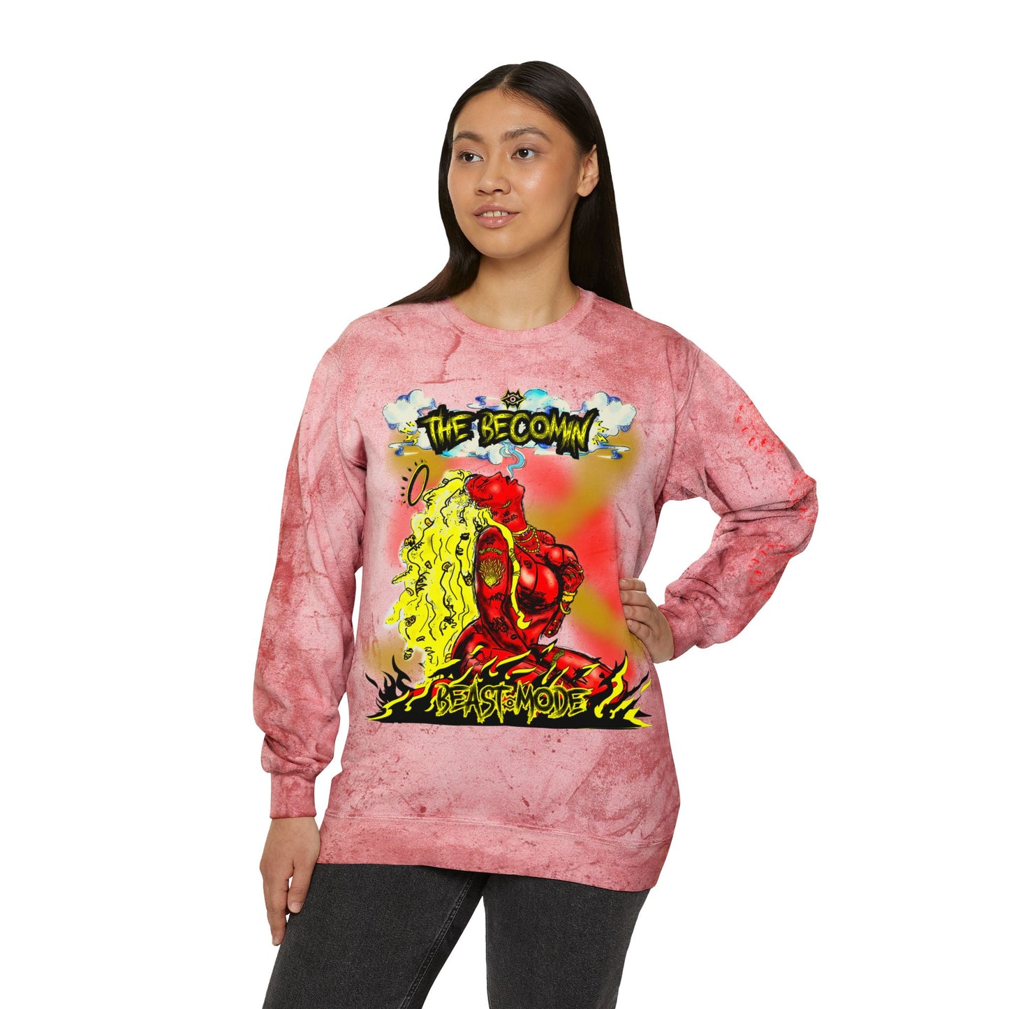 Color Blast Sweatshirt - Beast Mode