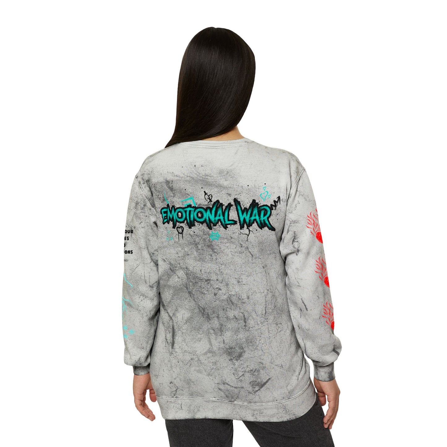 Color Blast Sweatshirt / Scorn Queen