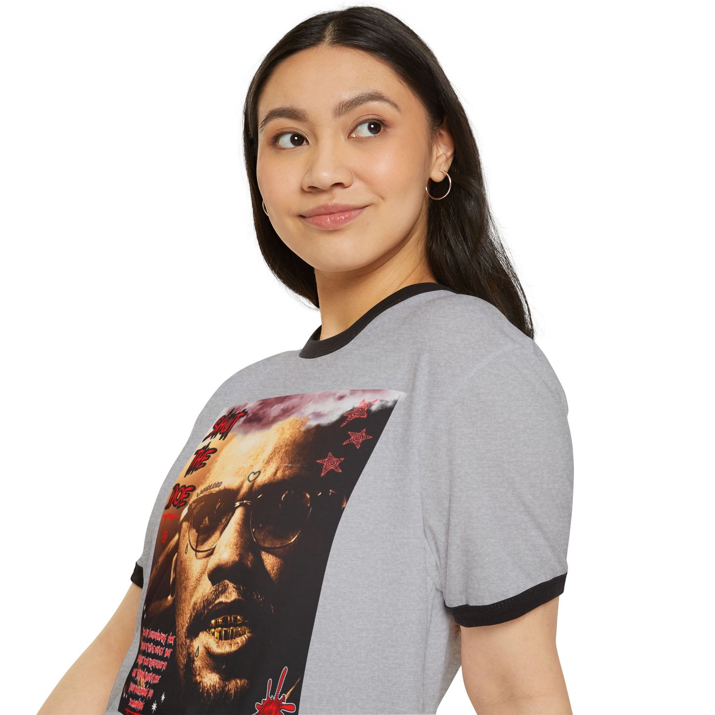 Ringer T-Shirt - Shut The Doe