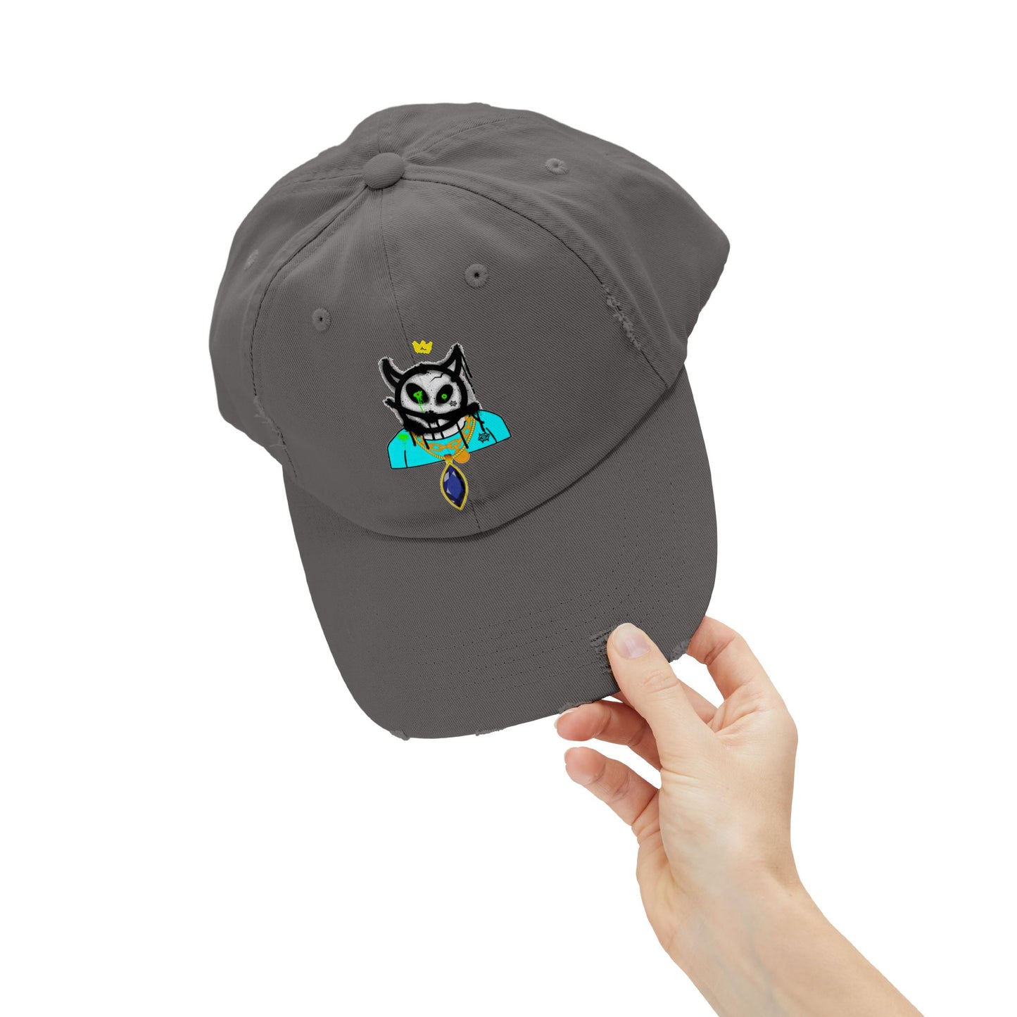 Distressed Cap-Bob Shisty
