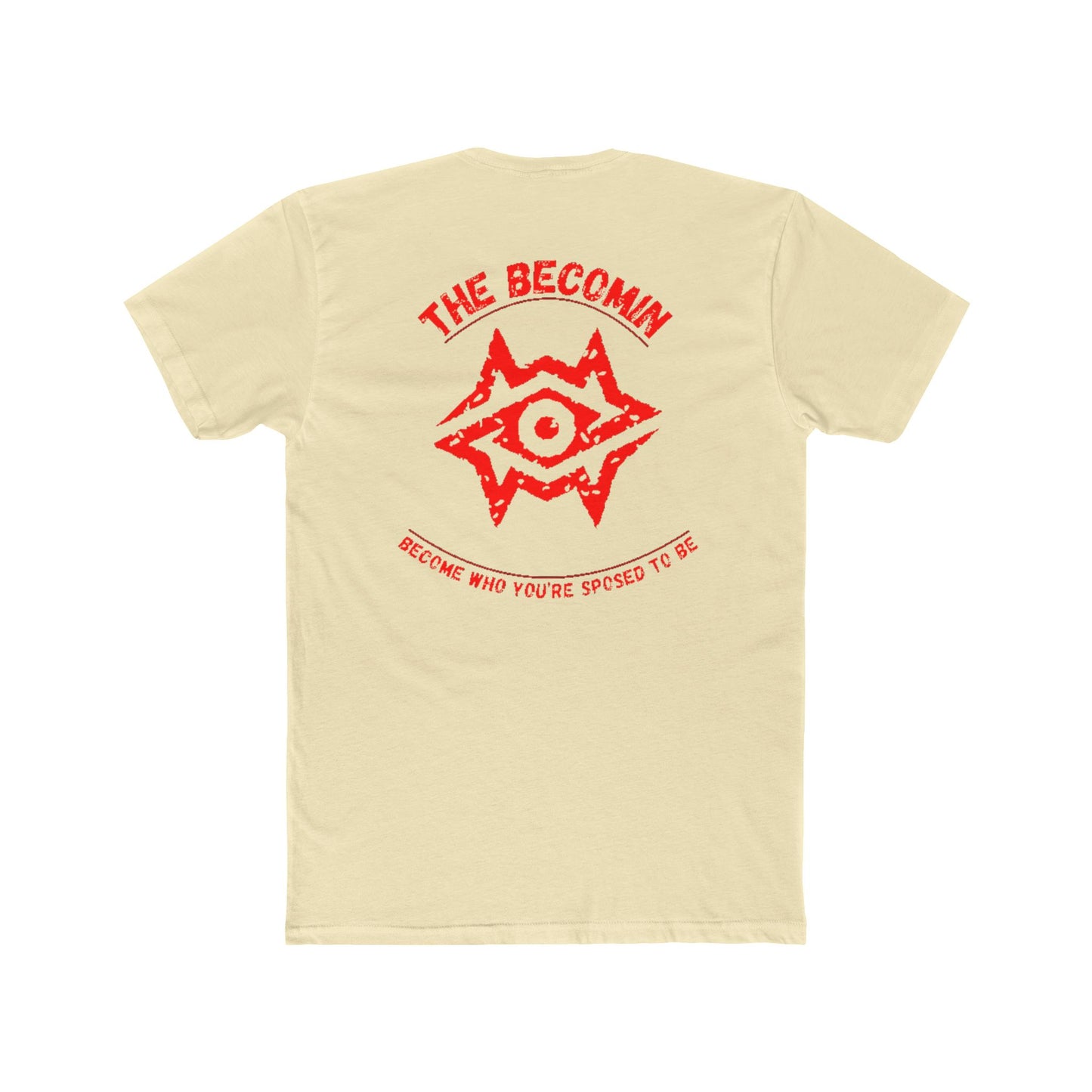 Cotton Crew Neck T-Shirt / Never Stop