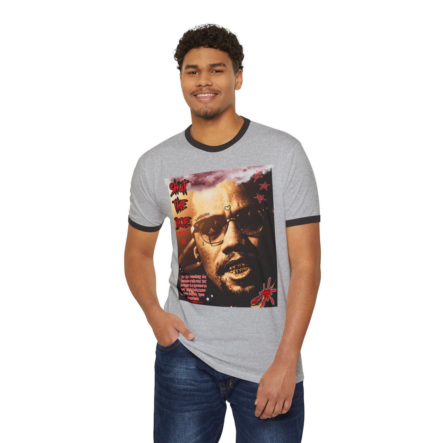 Ringer T-Shirt - Shut The Doe