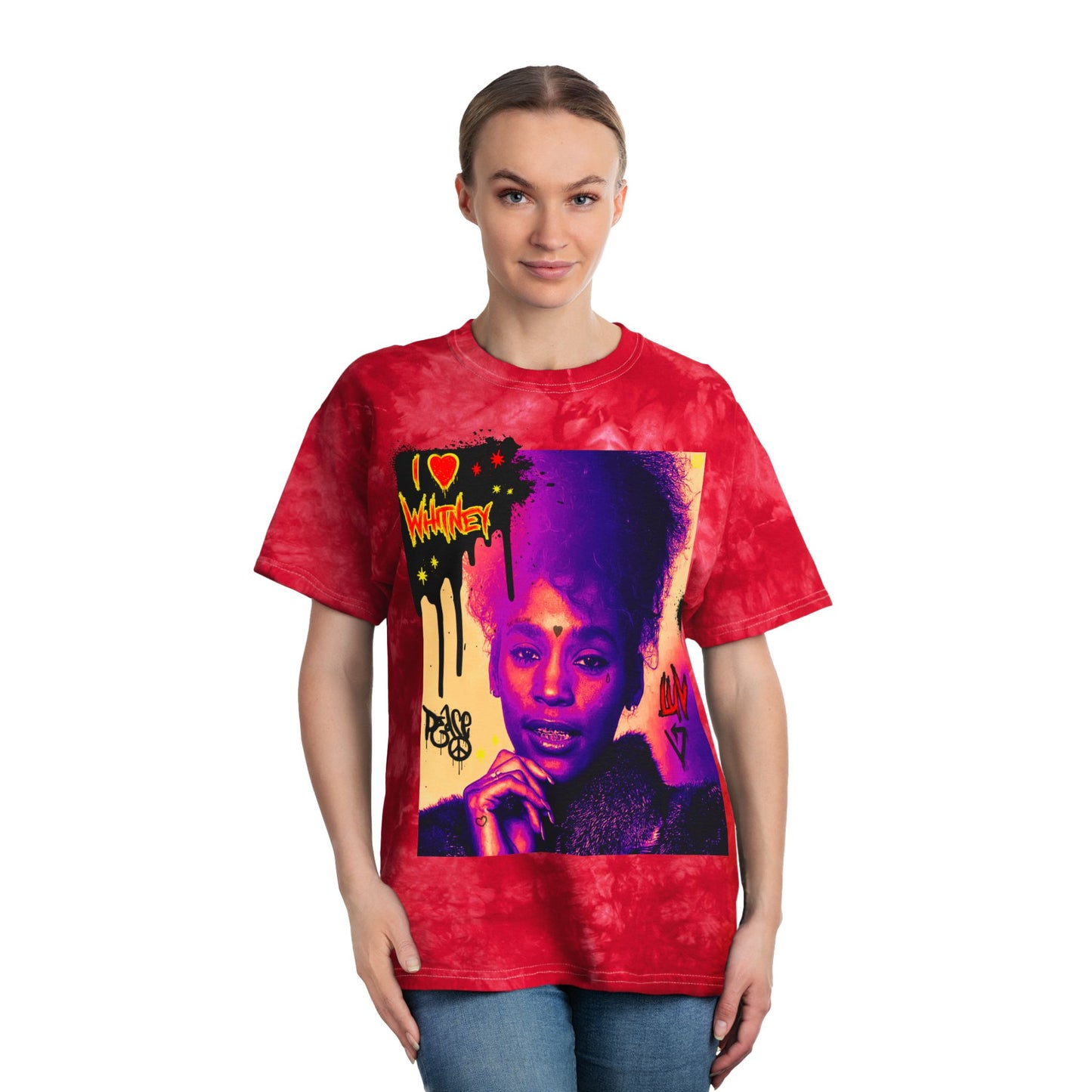 Retro Tie-Dye T-Shirt - Whitney Tribute