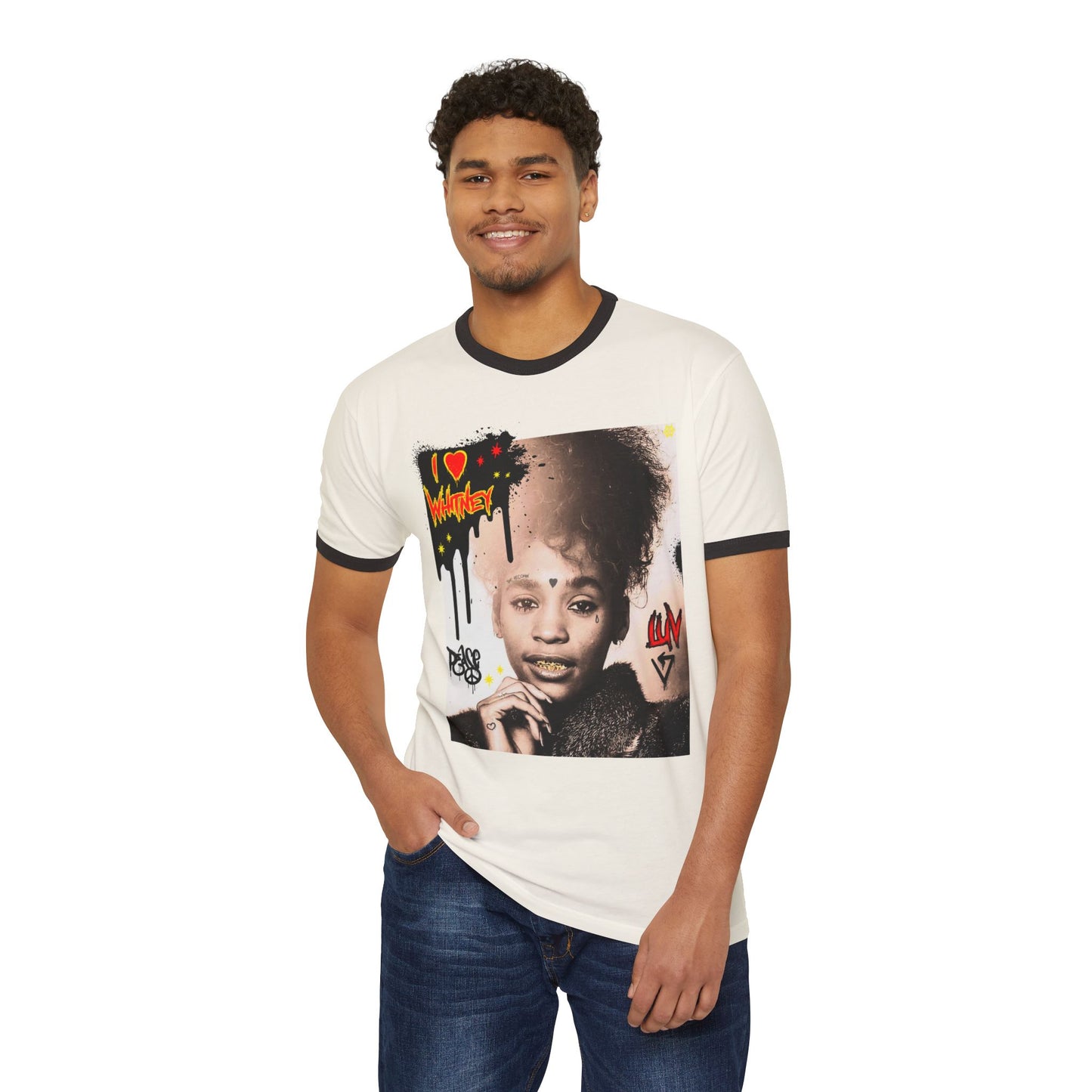 Ringer T-Shirt - I LUV WHITNEY
