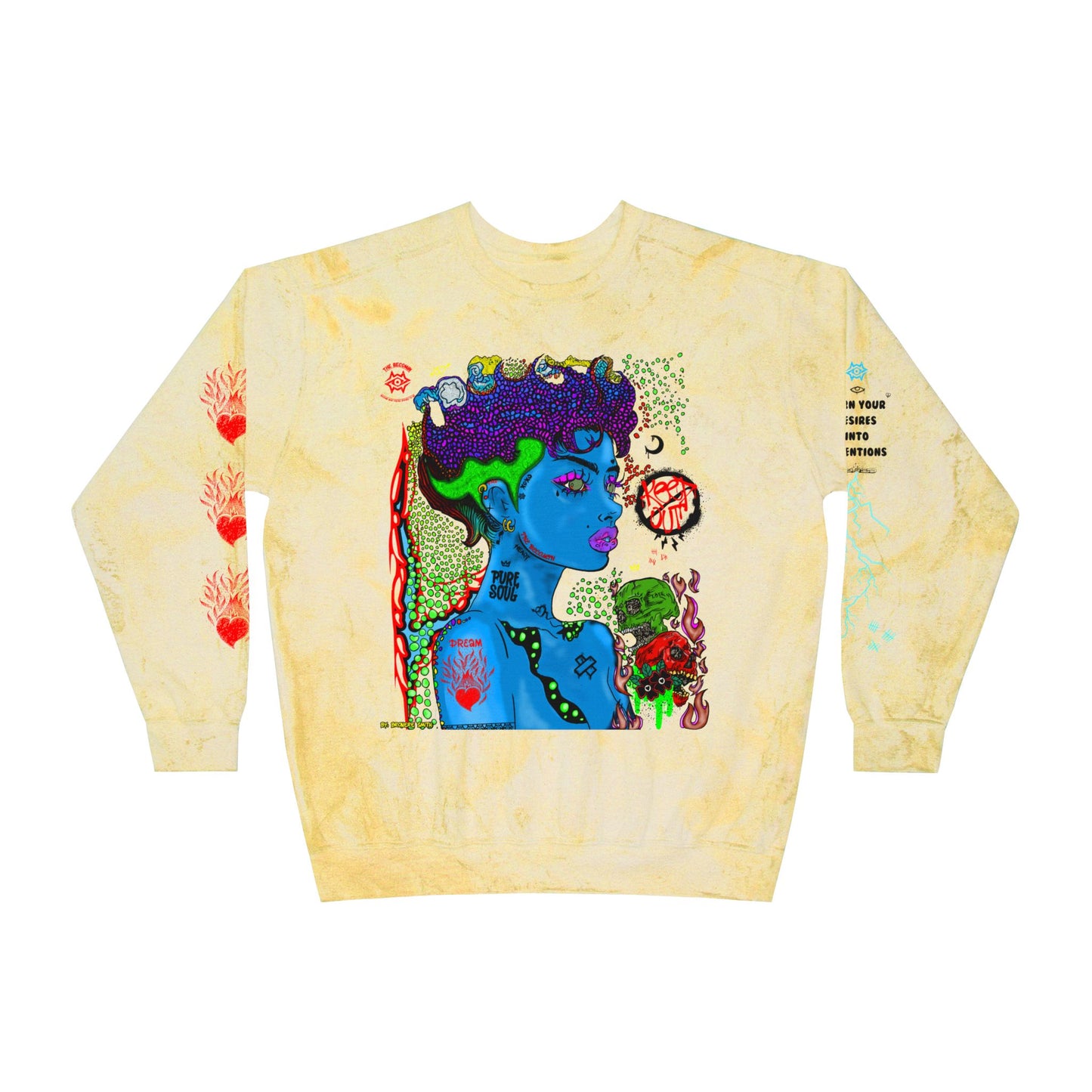Color Blast Sweatshirt / Scorn Queen