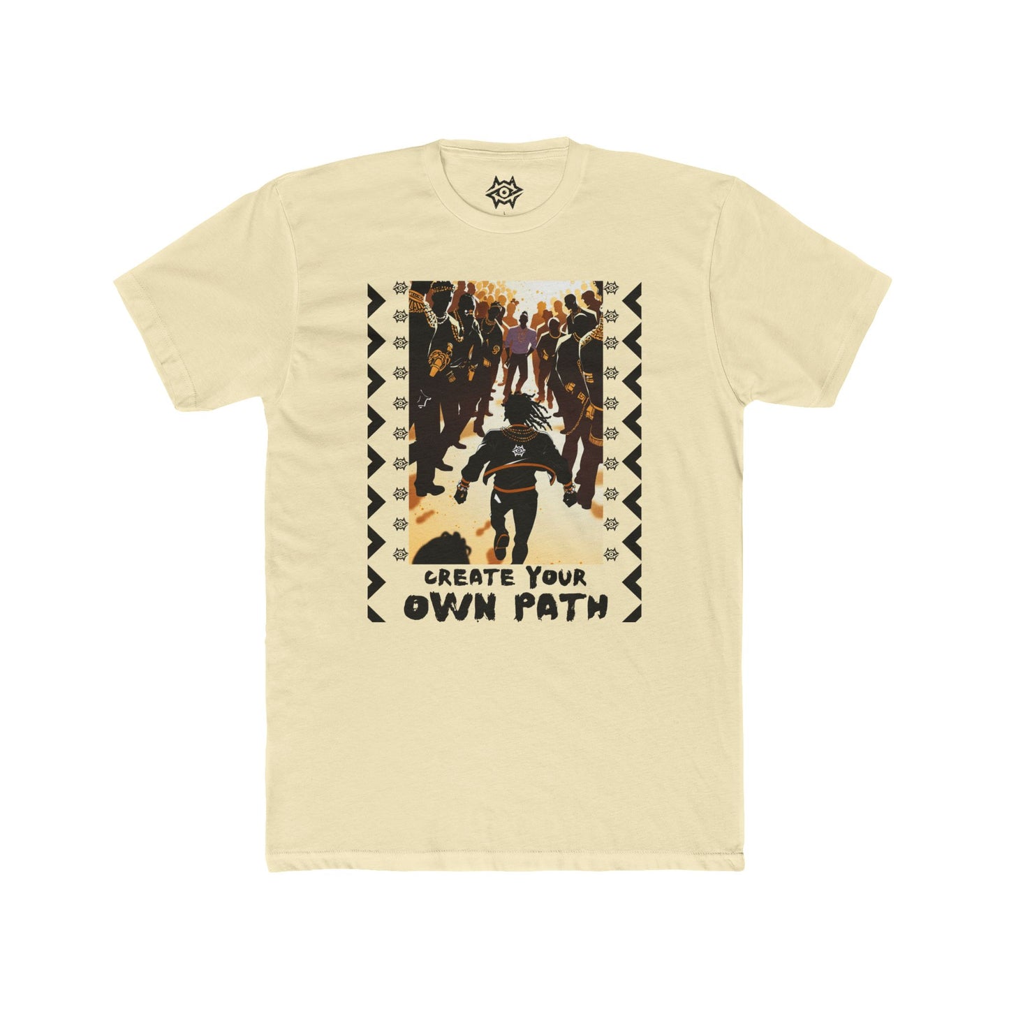 Cotton Crew Neck T-Shit /Path Maker