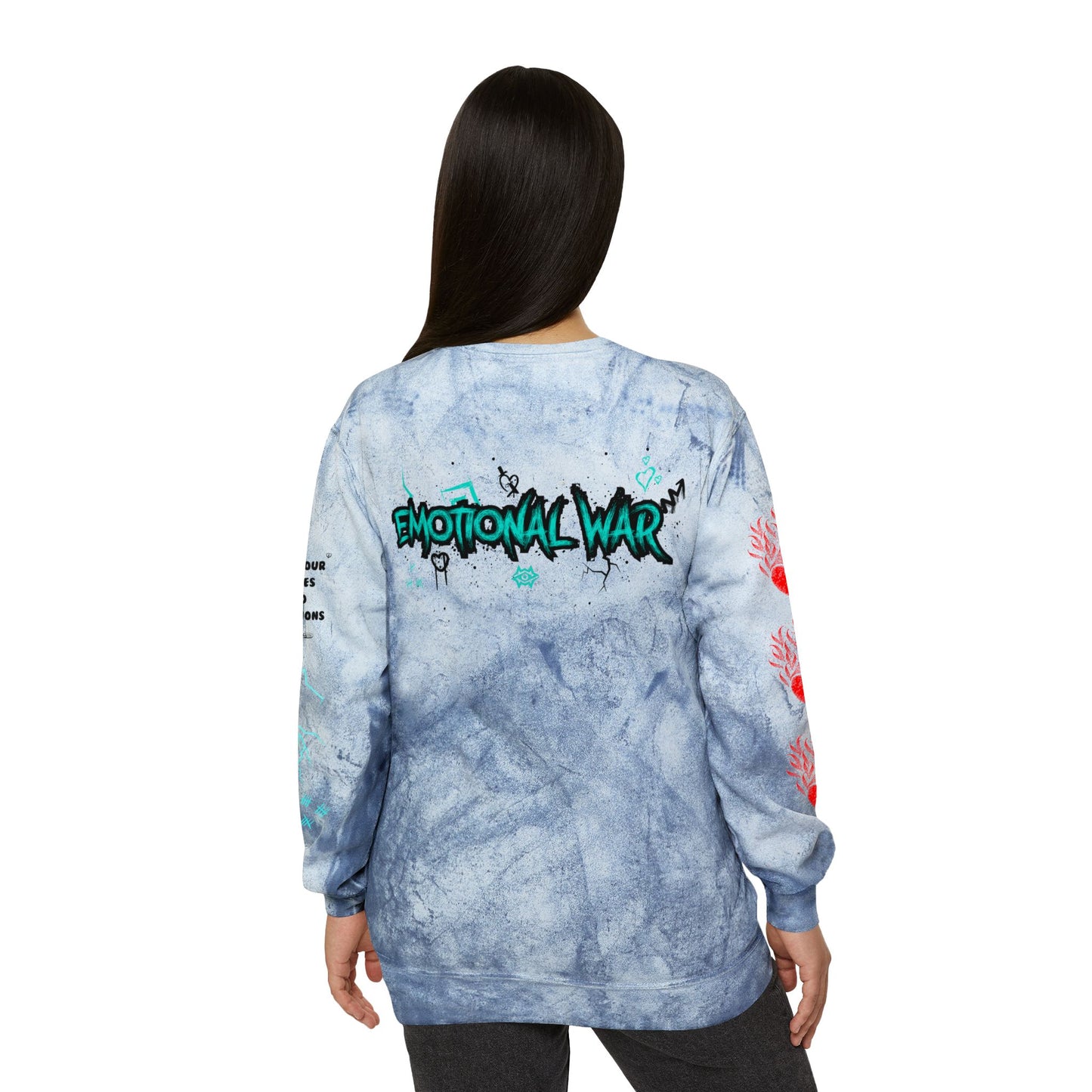 Color Blast Sweatshirt / Scorn Queen