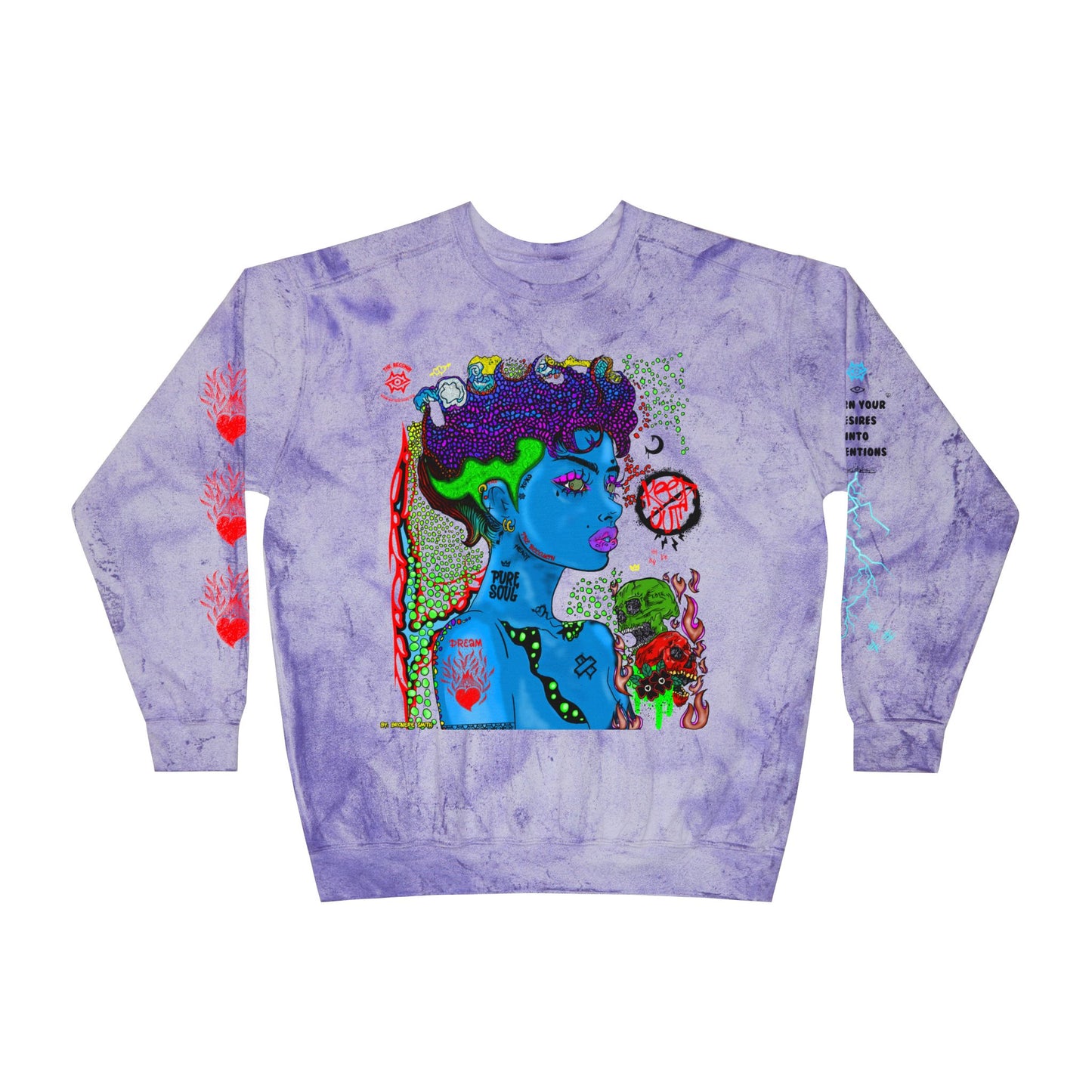 Color Blast Sweatshirt / Scorn Queen