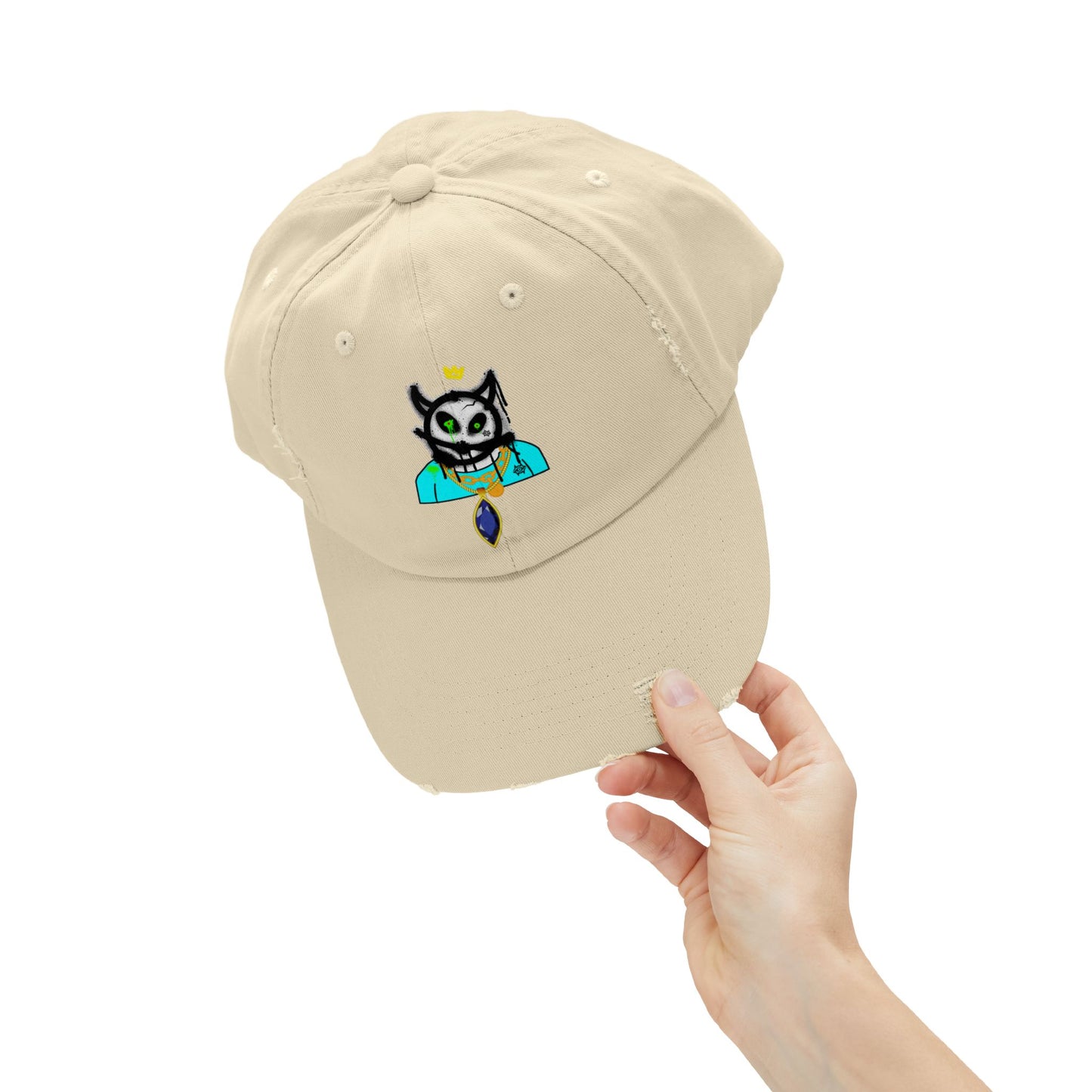 Distressed Cap-Bob Shisty