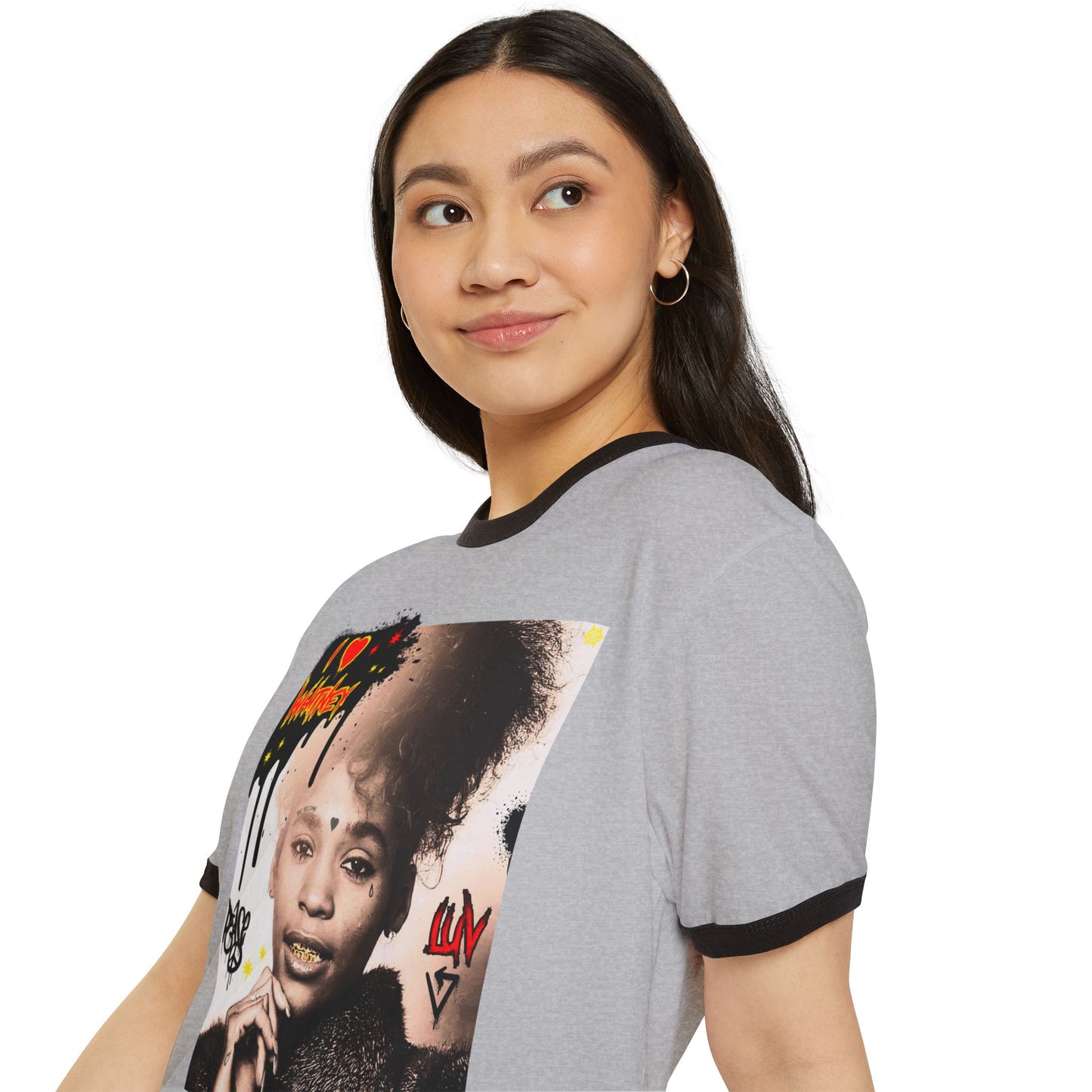 Ringer T-Shirt - I LUV WHITNEY