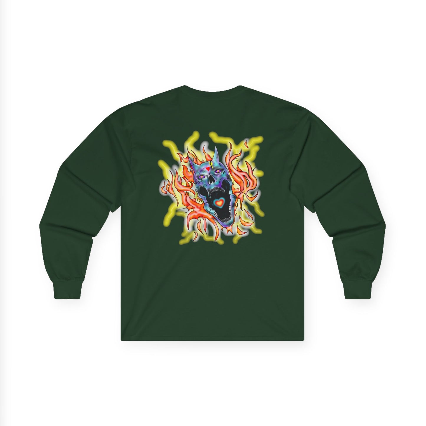 Long Sleeve Tee / Love Skull