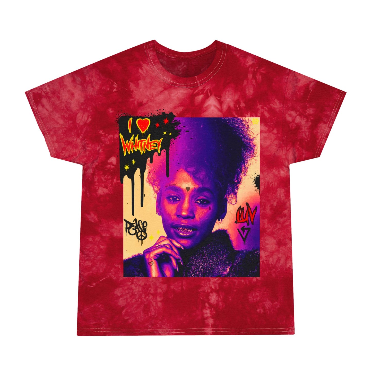 Retro Tie-Dye T-Shirt - Whitney Tribute