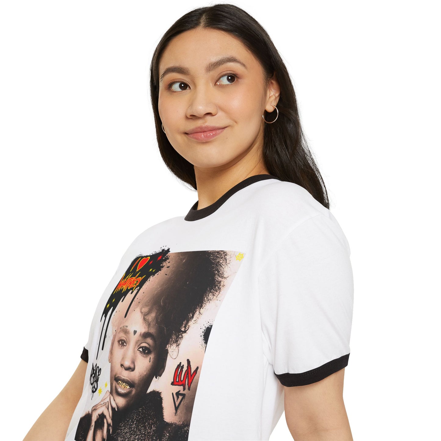 Ringer T-Shirt - I LUV WHITNEY
