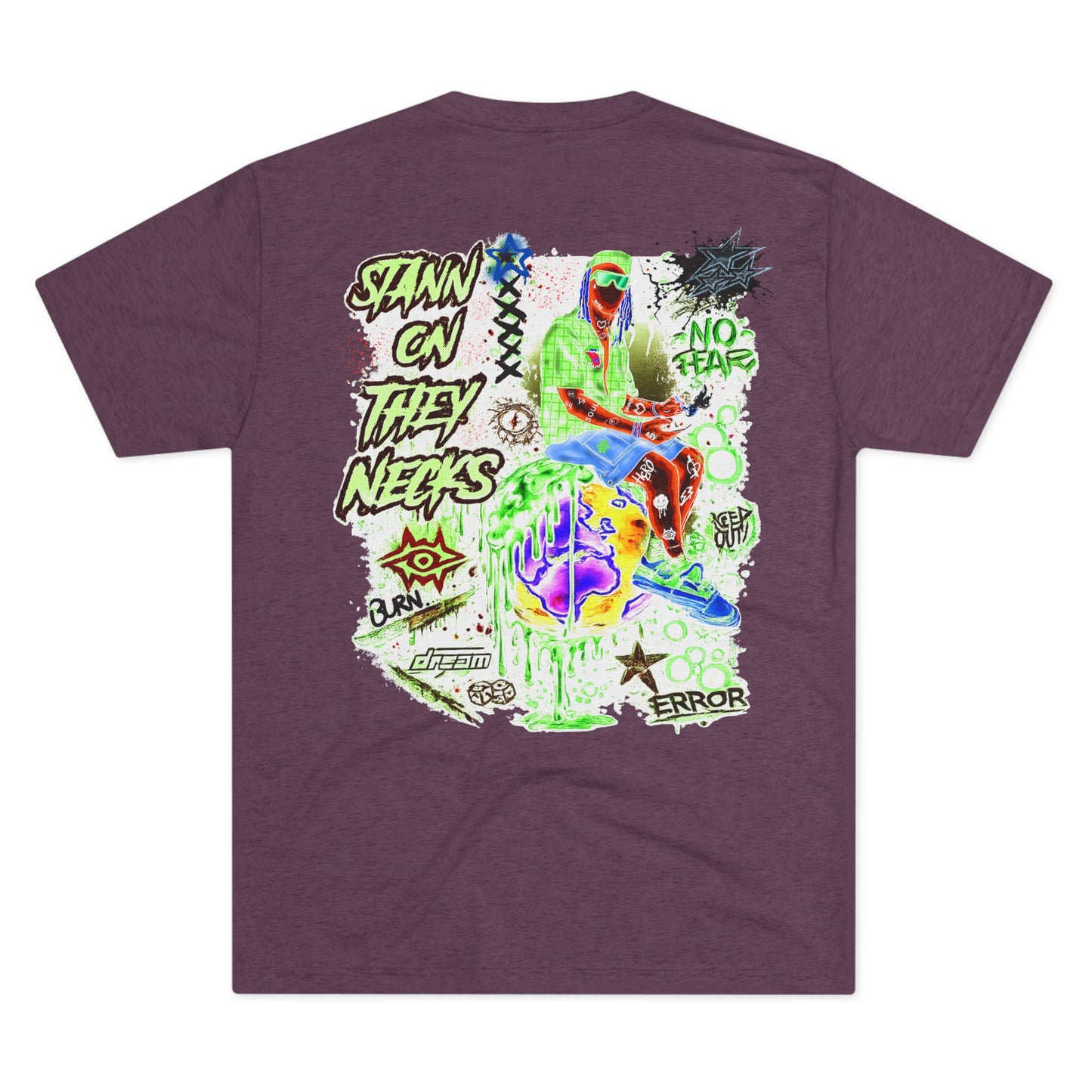 Tri Blend T-Shirt / The World Ruler