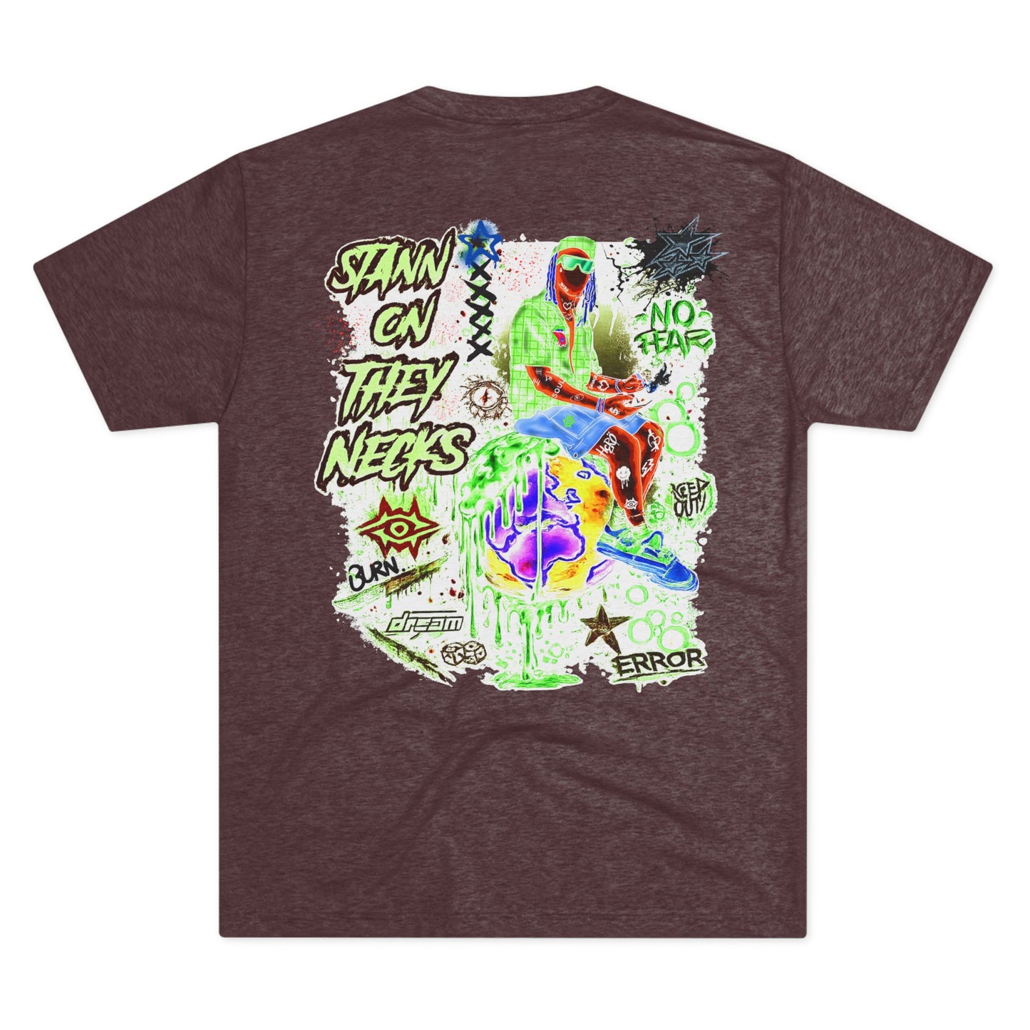 Tri Blend T-Shirt / The World Ruler
