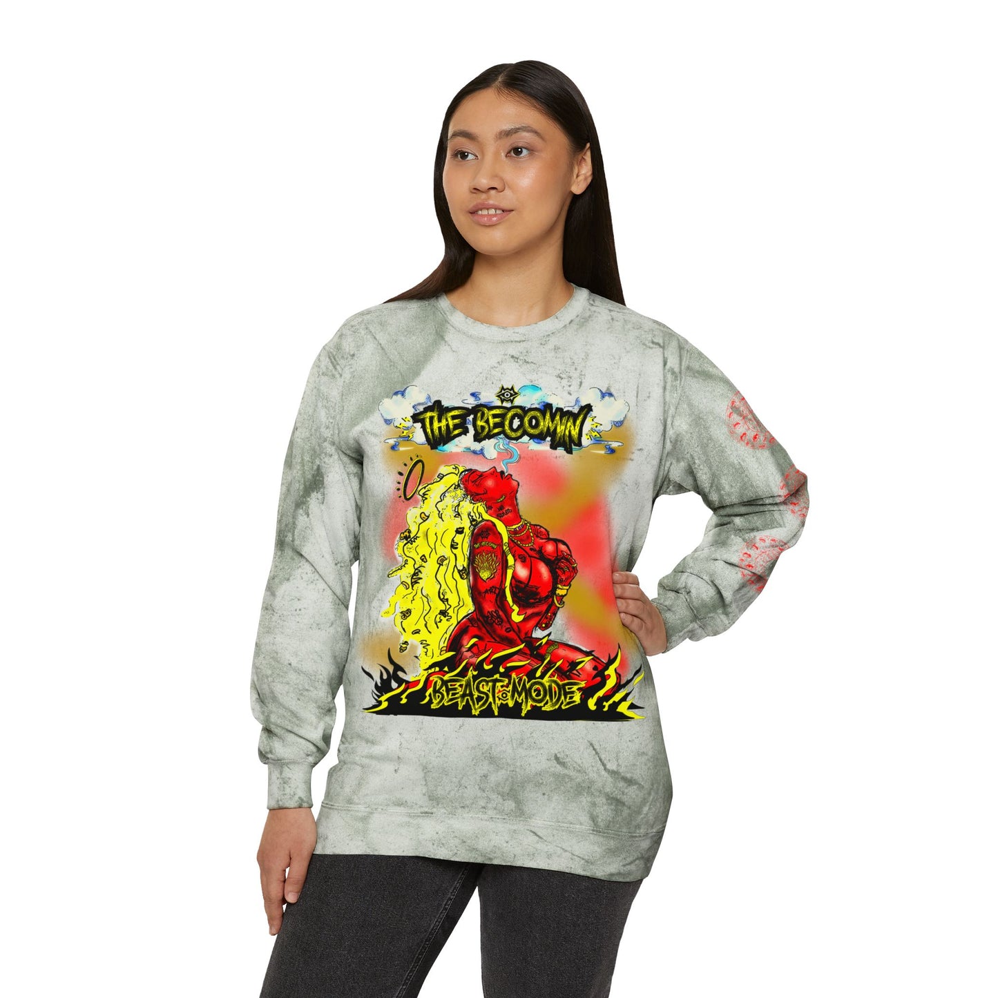 Color Blast Sweatshirt - Beast Mode