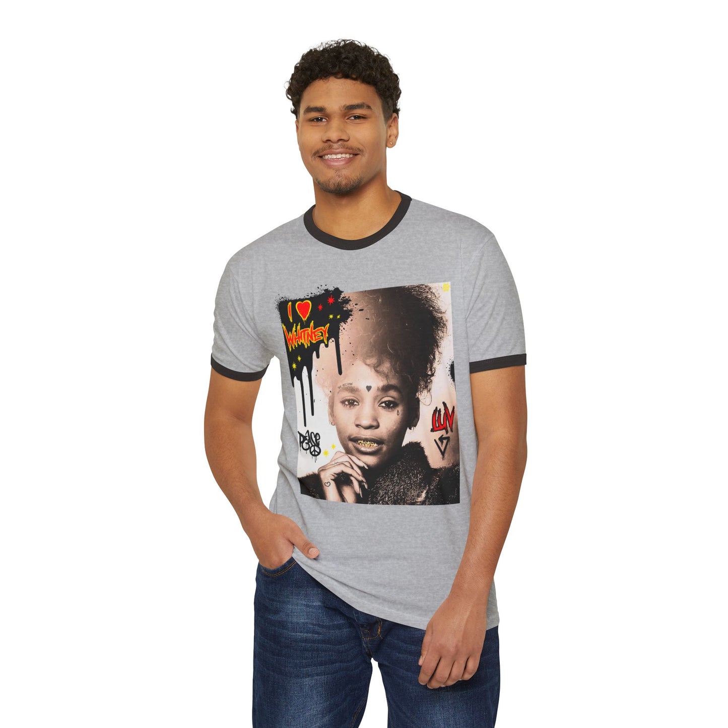 Ringer T-Shirt - I LUV WHITNEY