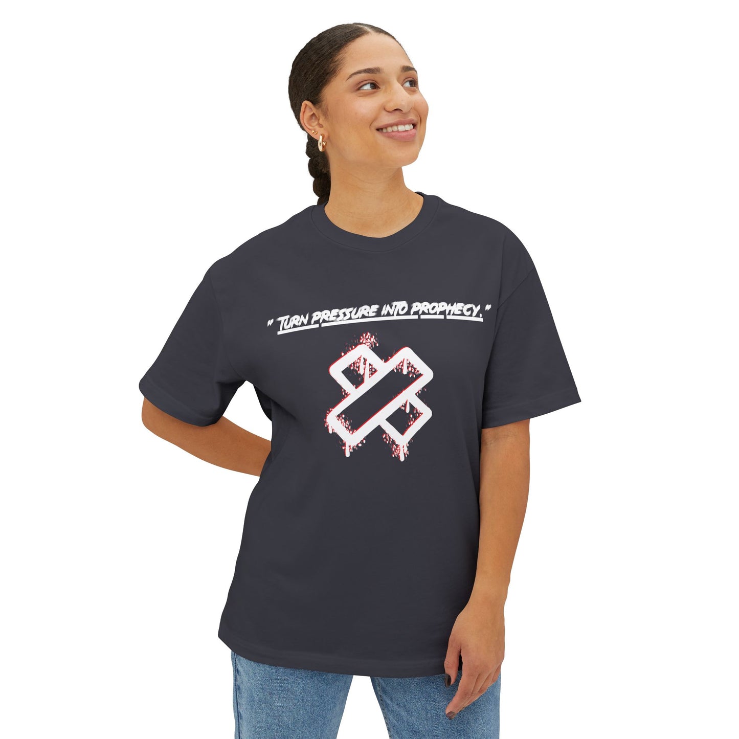Oversized Boxy Tee- High Voltage